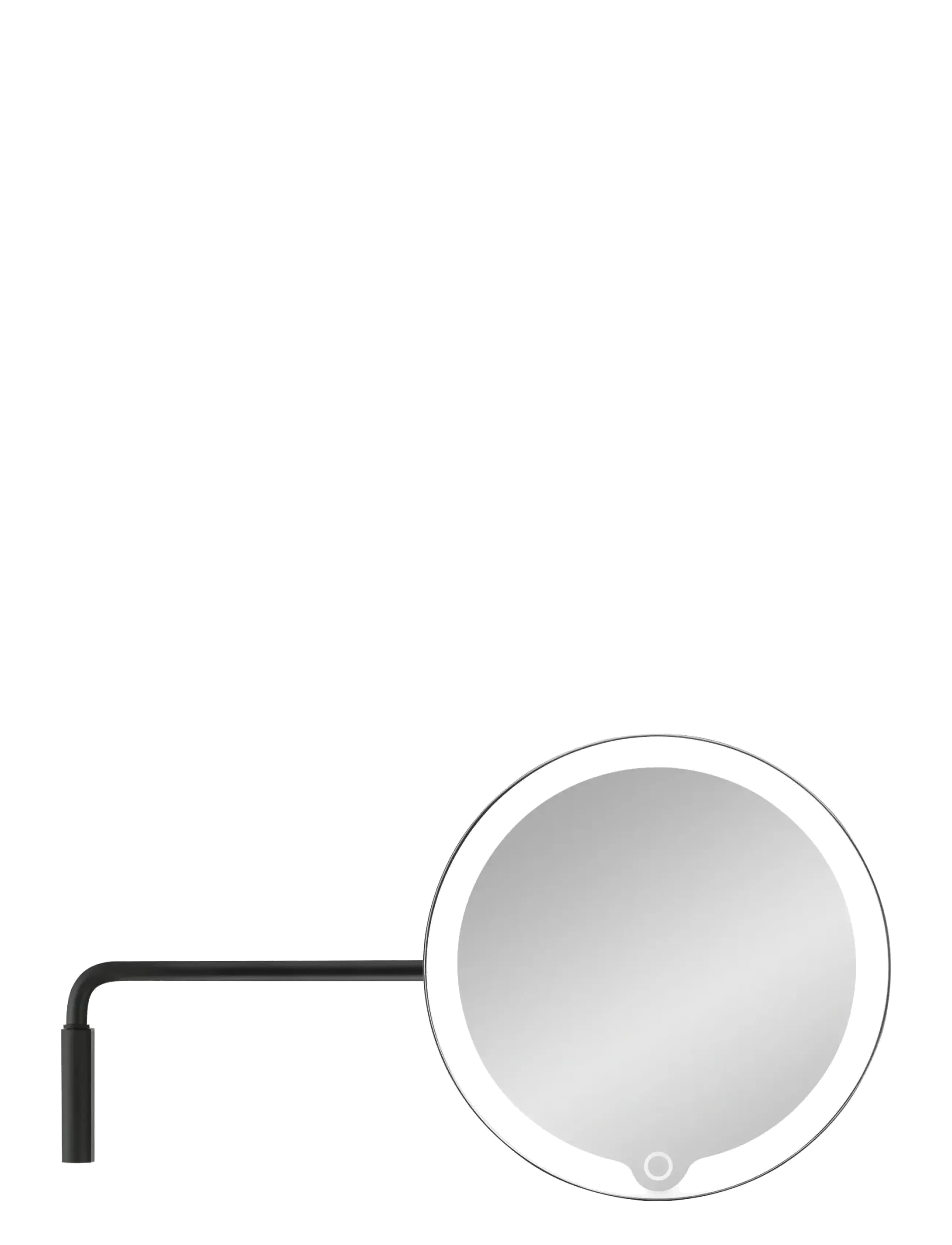 Blomus Wall-Mounted Led Vanity Mirror 20 X 30,5 Cm Modo Black, L 35.6 cm, Bathroom Interior, Schwarz - Mirrors, Beauty