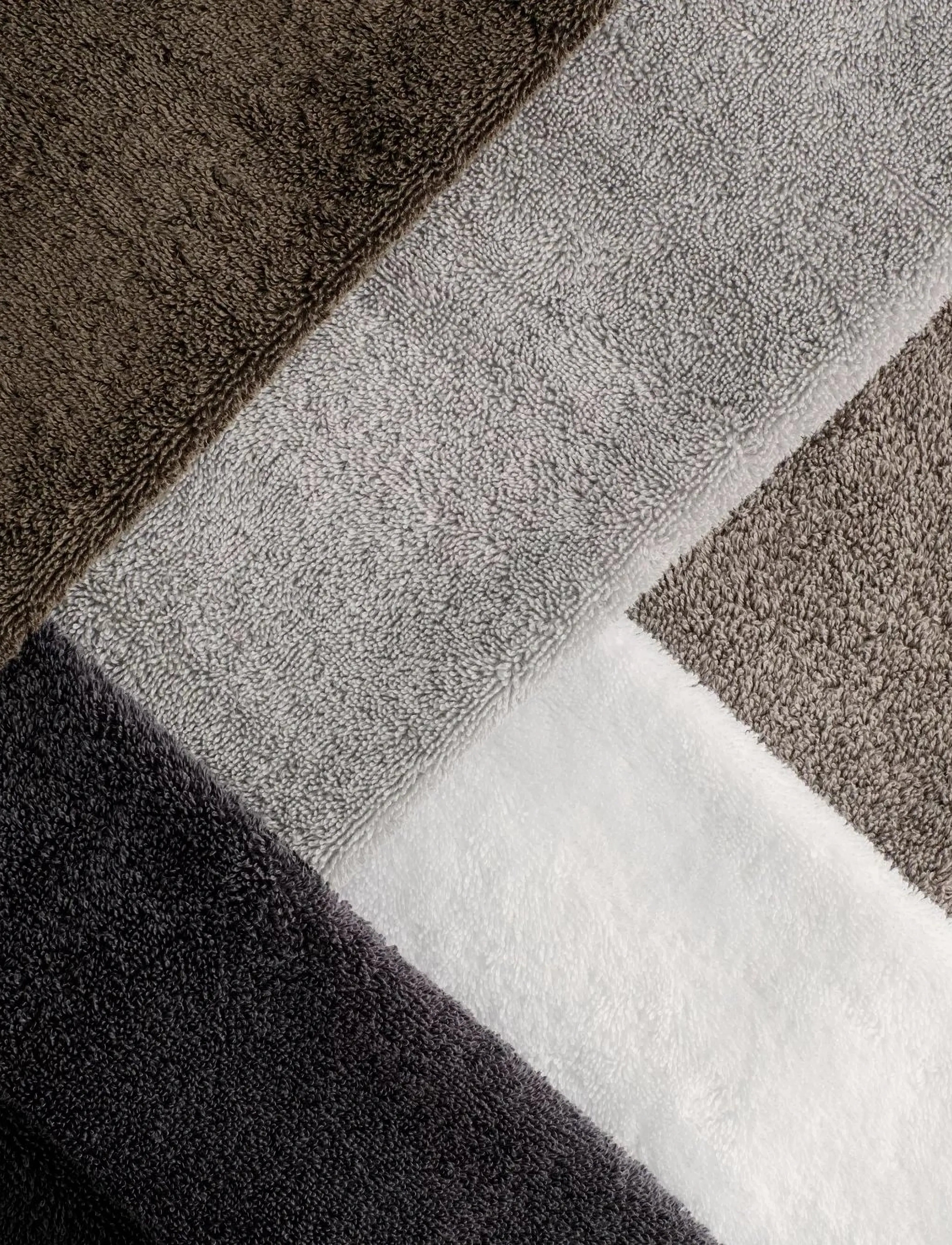 Blomus - Set of 4 Guest Hand Towels - 30 x 30 cm - RIVA - Tan - gasthanddoeken - tan - 3