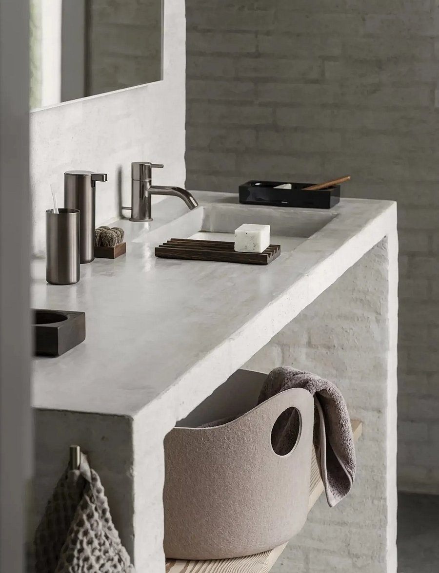Blomus - Soap Dispenser - 16 cm, Ø 5,5 cm, 0,165 L - MODO - Burned Metal - seifenspender & seifenschalen - burned metal - 0