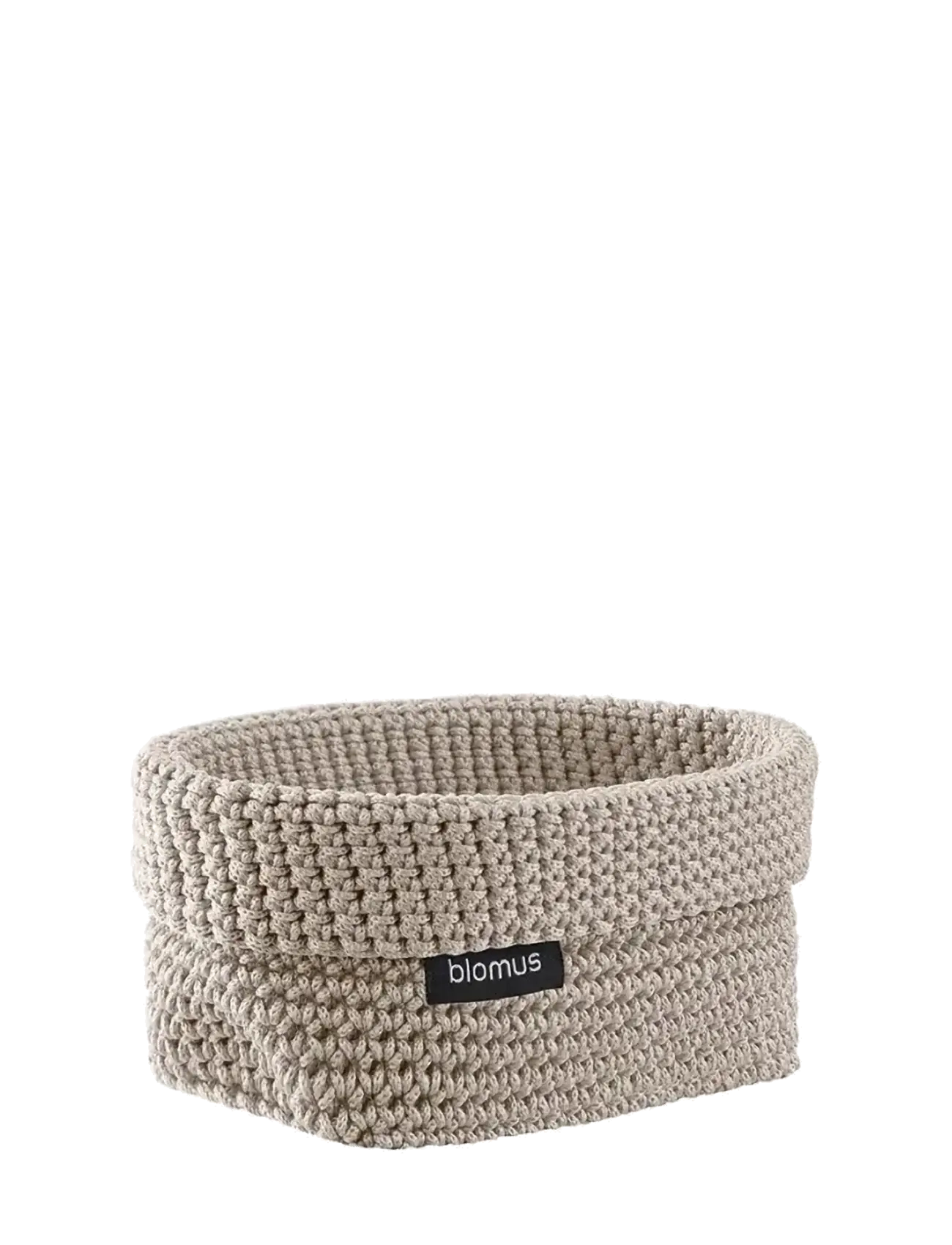 Blomus Crochet Rope Basket M - 15 x 10 x 9 cm - TELA - Moonbeam - Kampaania - MOONBEAM / beige