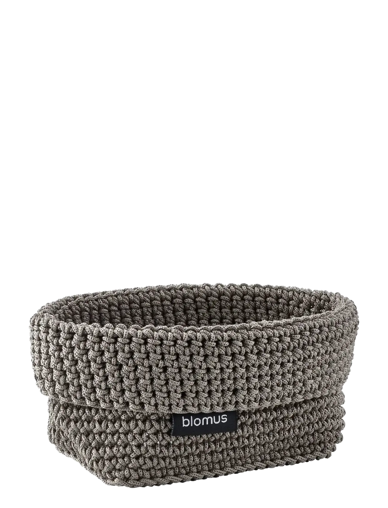 Blomus - Crochet Rope Basket M - 15 x 10 x 9 cm - TELA - Fungi - opbevaringskurve - fungi - 1