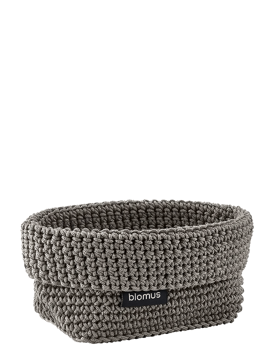 Blomus - Crochet Rope Basket M - 15 x 10 x 9 cm - TELA - Fungi - aufbewahrungskörbe - fungi - 1