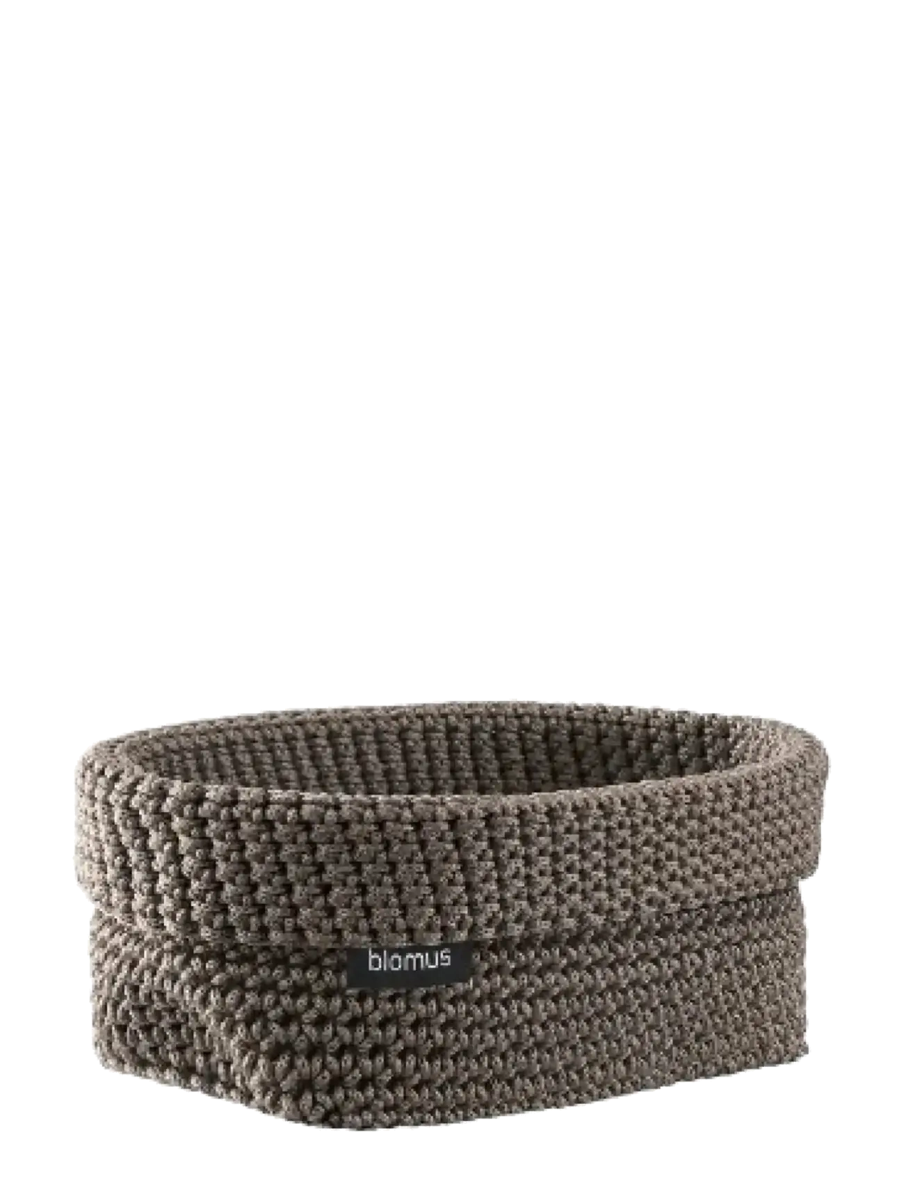 Blomus Crochet Rope Basket L - 20 x 12 x 9 cm - TELA - Fungi - Kodusisustus - FUNGI / grey