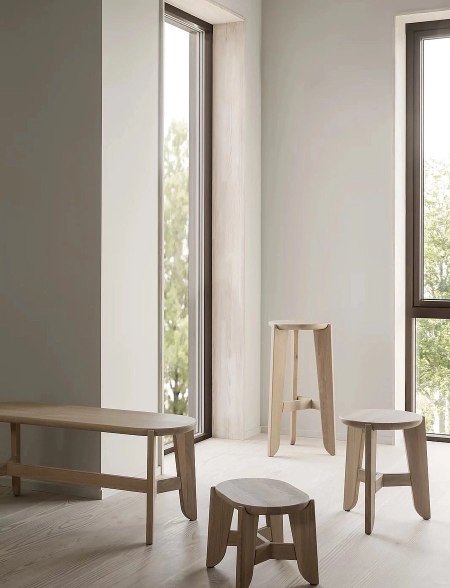 Blomus - Stool - 45 x 38 x 38 cm - ELI - Oak - oak - 0