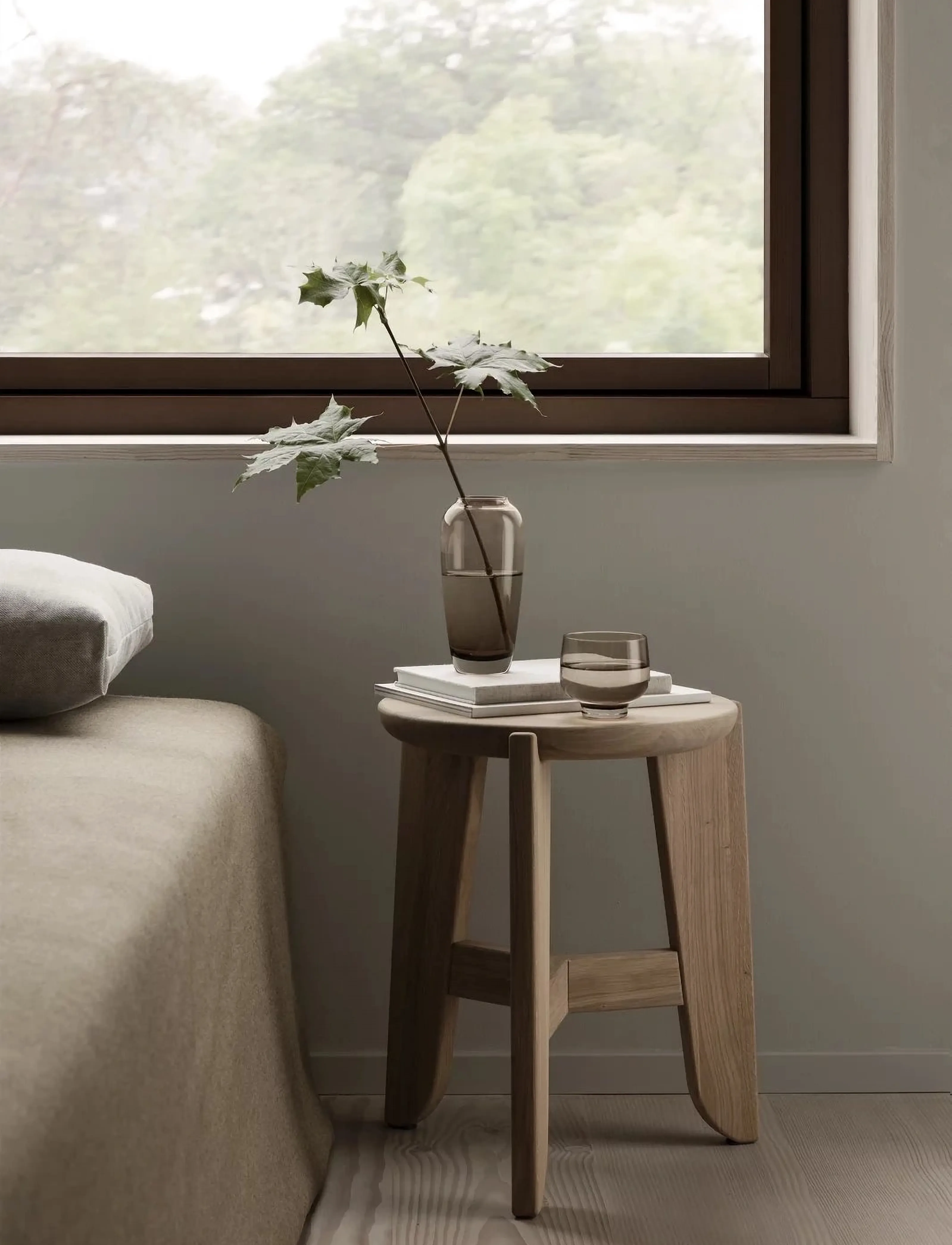 Blomus - Stool - 45 x 38 x 38 cm - ELI - Oak - oak - 2
