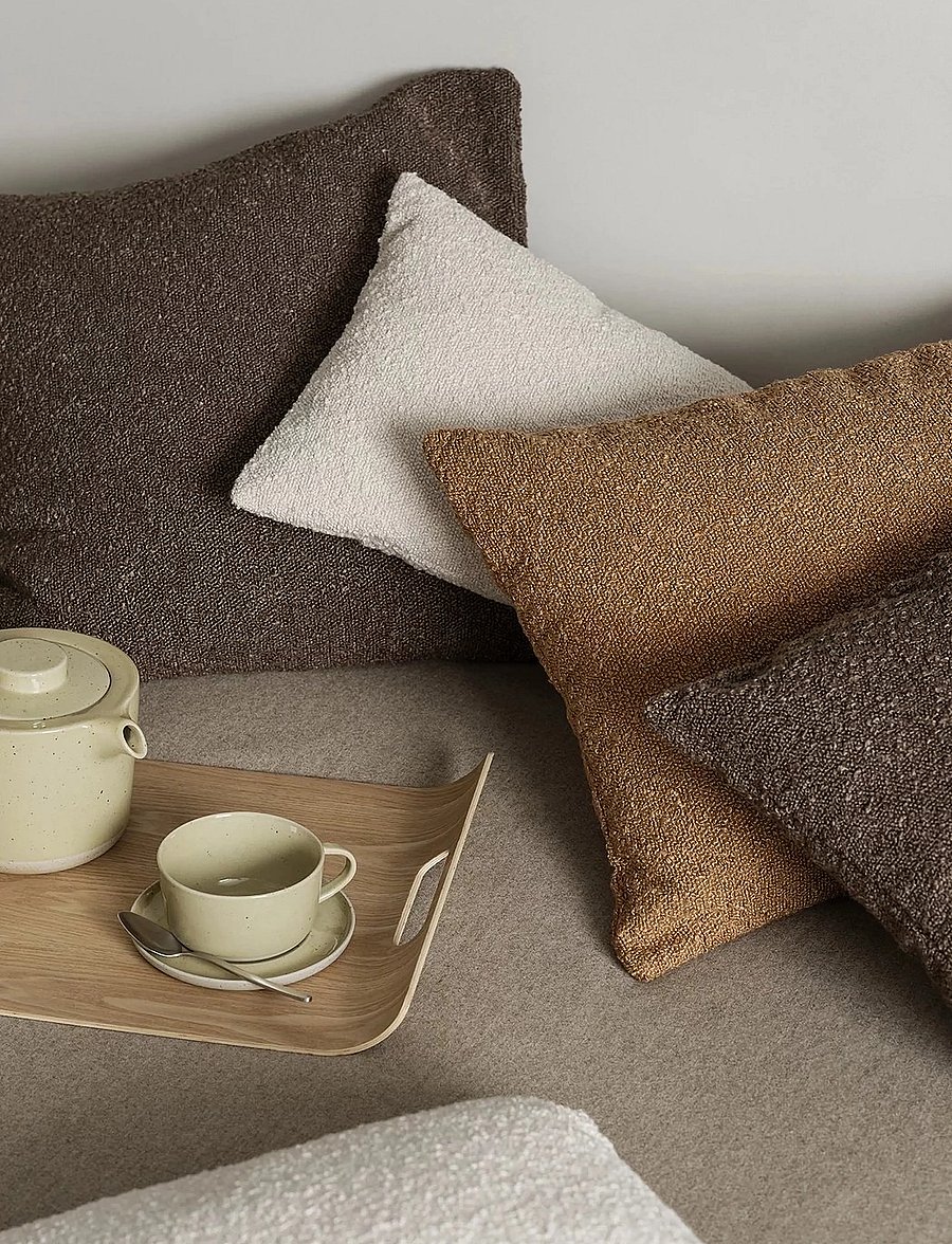 Blomus - Cushion Cover - 50 x 50 cm - BOUCLE - Espresso - kissenbezüge - espresso - 1
