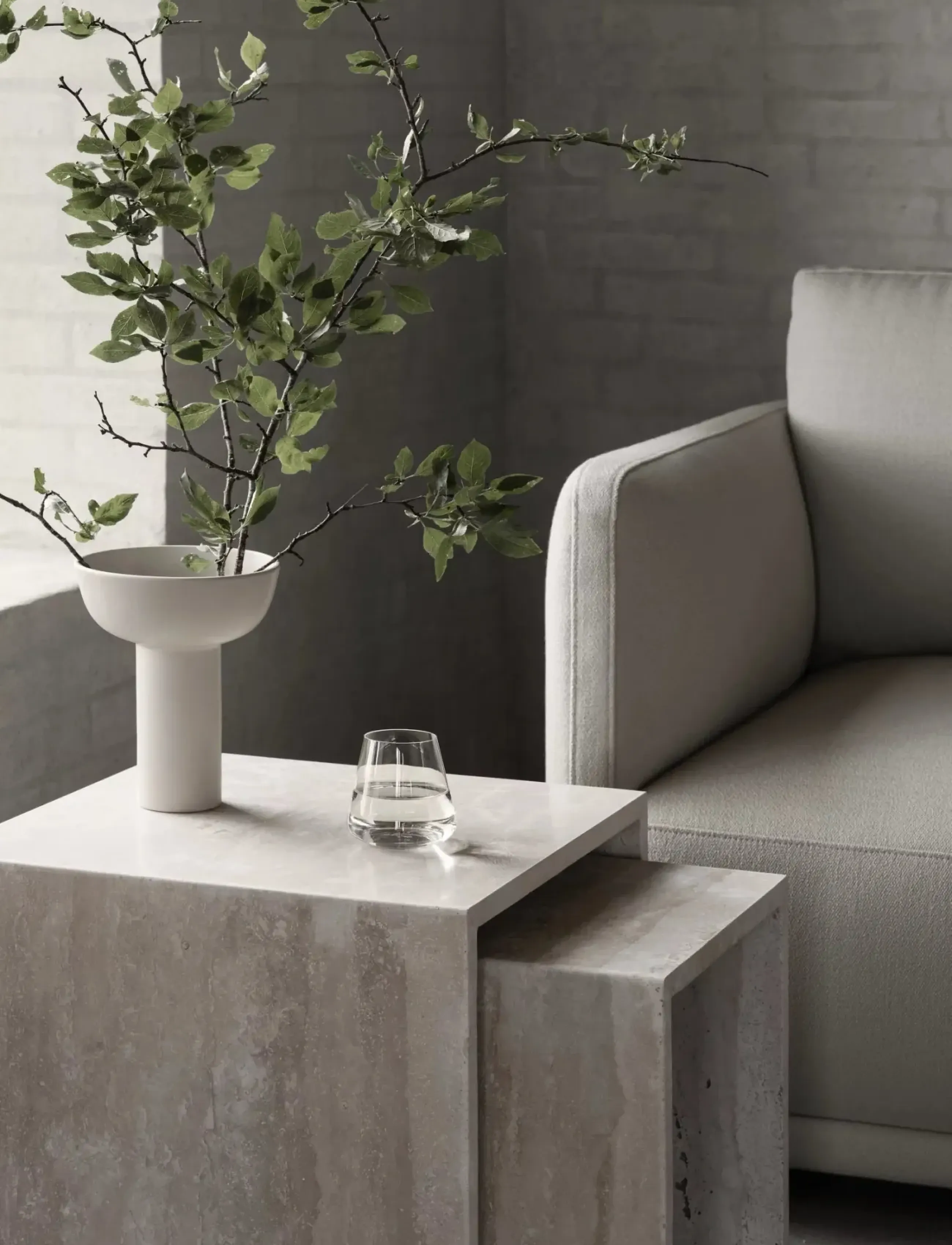 Blomus - Vase - 21 cm, Ø 17 cm - MIYABI - Moonbeam - moonbeam - 2