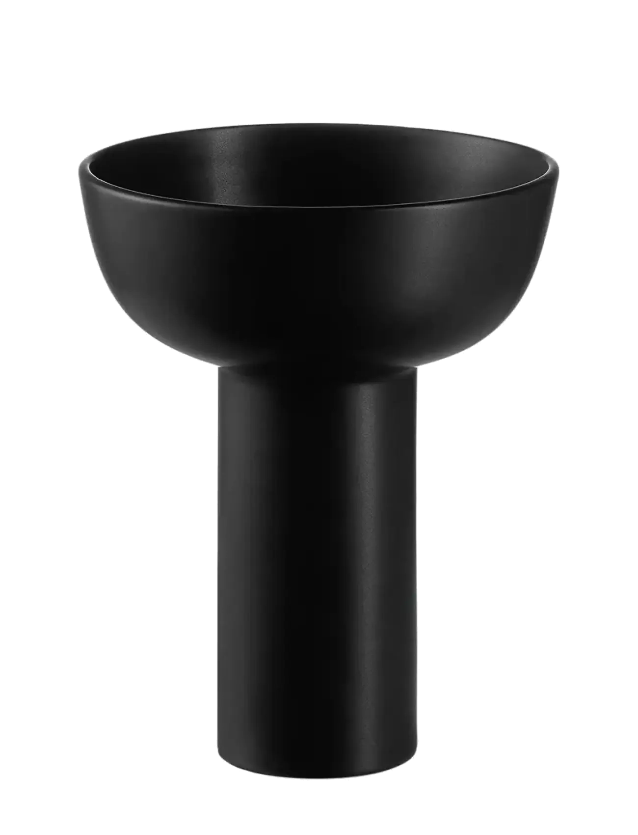 Blomus Vase - 21 cm, Ø 17 cm - Miyabi - Black, L 17.3 cm, Black, Vases > Other Vases, Unisex