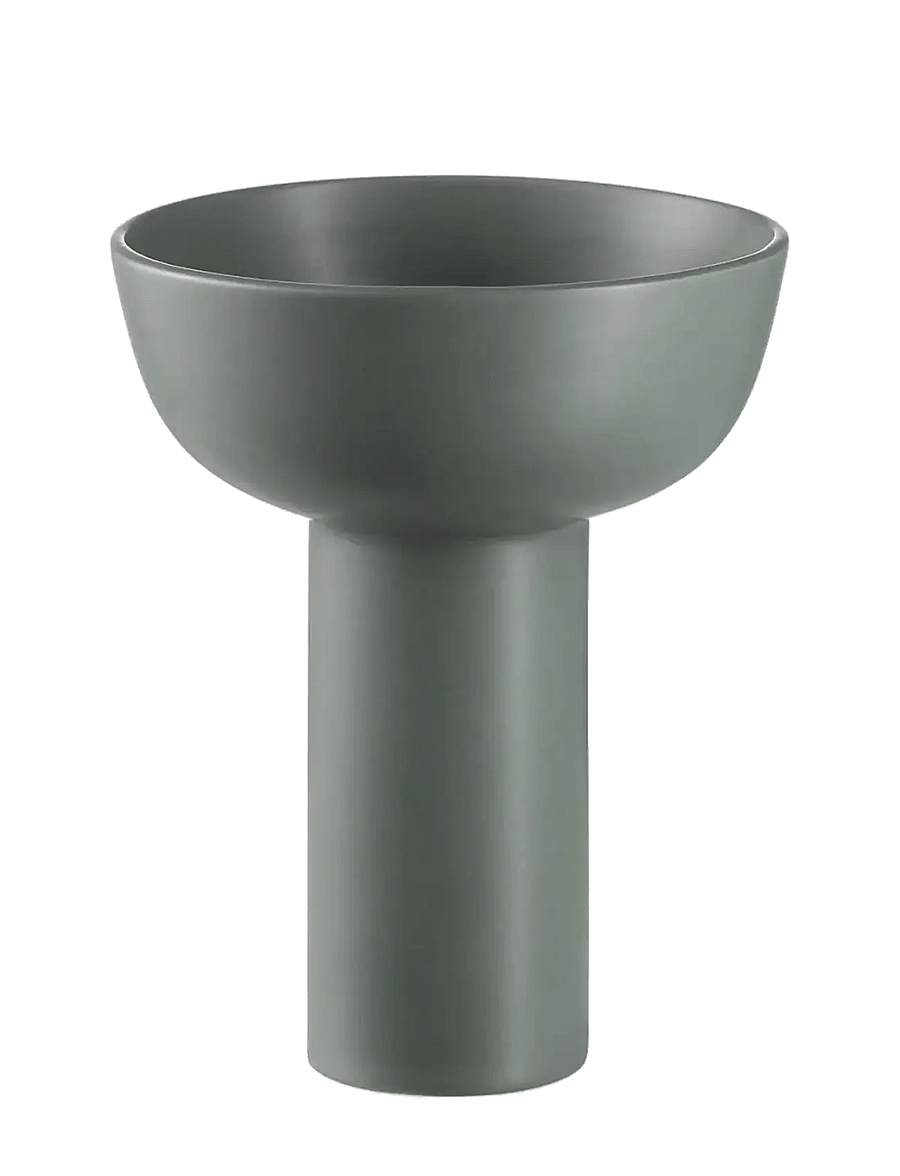 Blomus - Vase - 21 cm, Ø 17 cm - MIYABI - Agave Green - agave green - 0