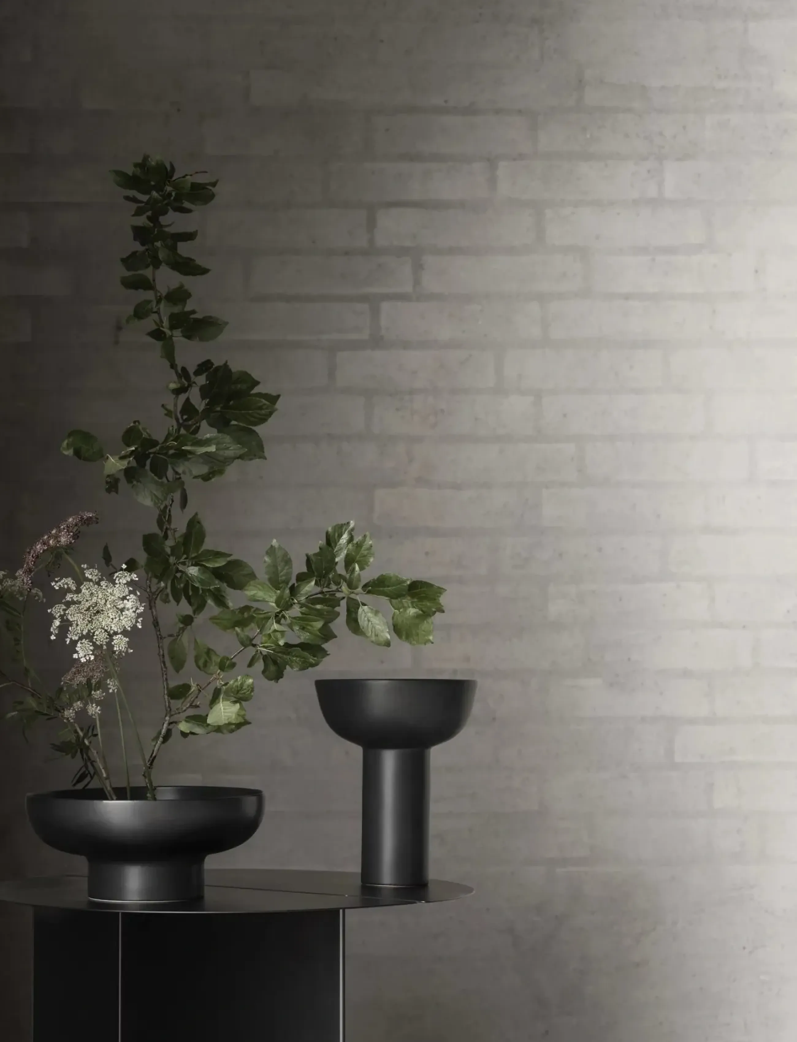 Blomus Vase - 17 cm, Ø 21 cm - Miyabi - Black, L 23 cm, Black, Vases > Other Vases, Unisex
