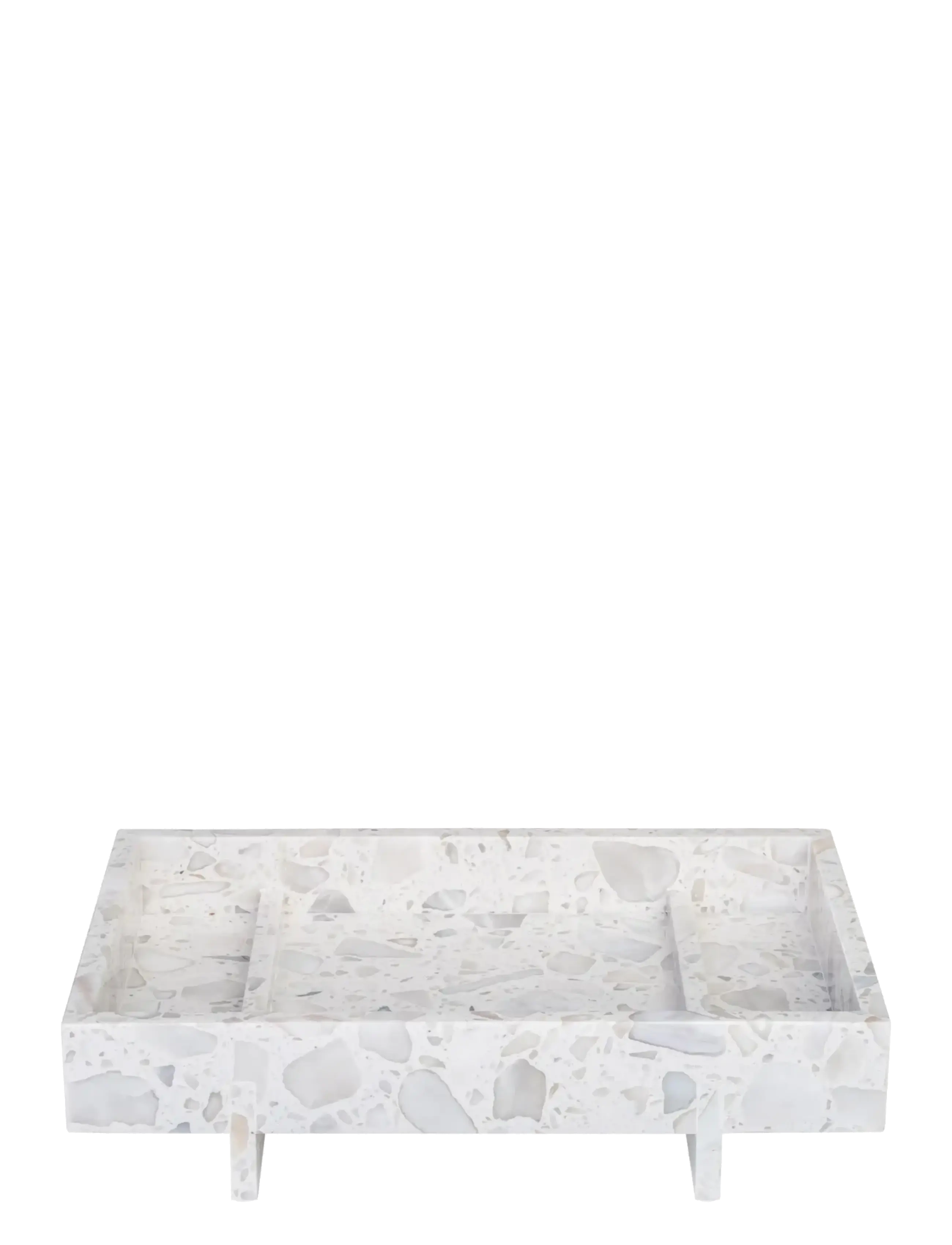 Blomus Marble Tray - 30 x 18 cm - ABENTO - Nimbus Cloud - Inredning - NIMBUS CLOUD / white