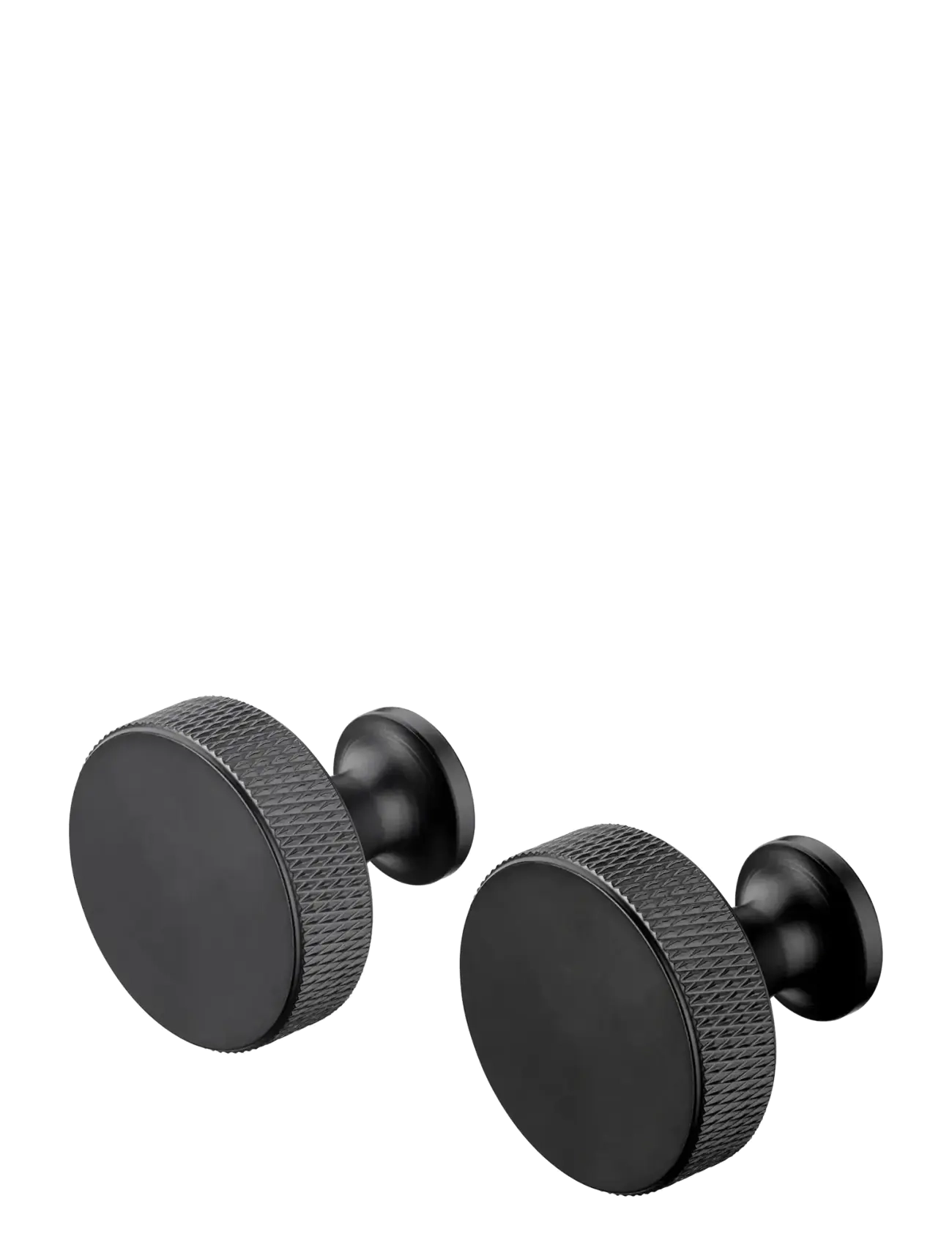 Blomus Set 2 Wall Hooks Ø 3 Cm Rof Black, cm, & Knobs, Schwarz - Hooks, Homeware