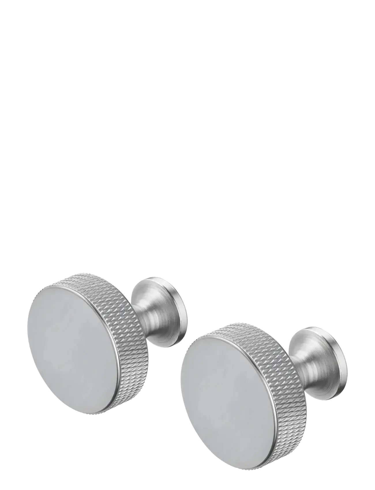 Blomus Set 2 Wall Hooks - Ø 3 cm - ROF - Stainless Steel matt - Hooks & Knobs - STAINLESS STEEL MATT / silver