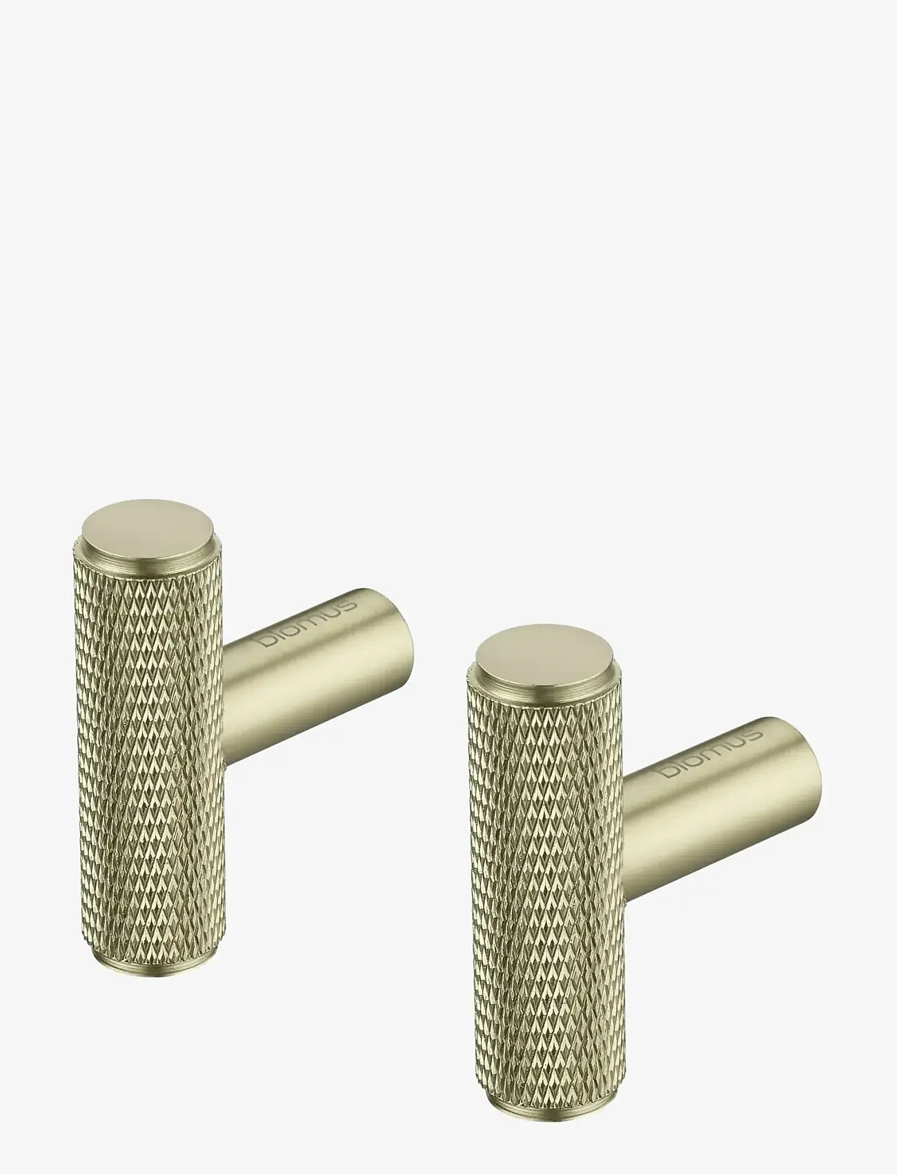 Blomus - Set 2 Wall Hooks - Ø 1 cm - ROF - Brass - knoppar - brass - 0
