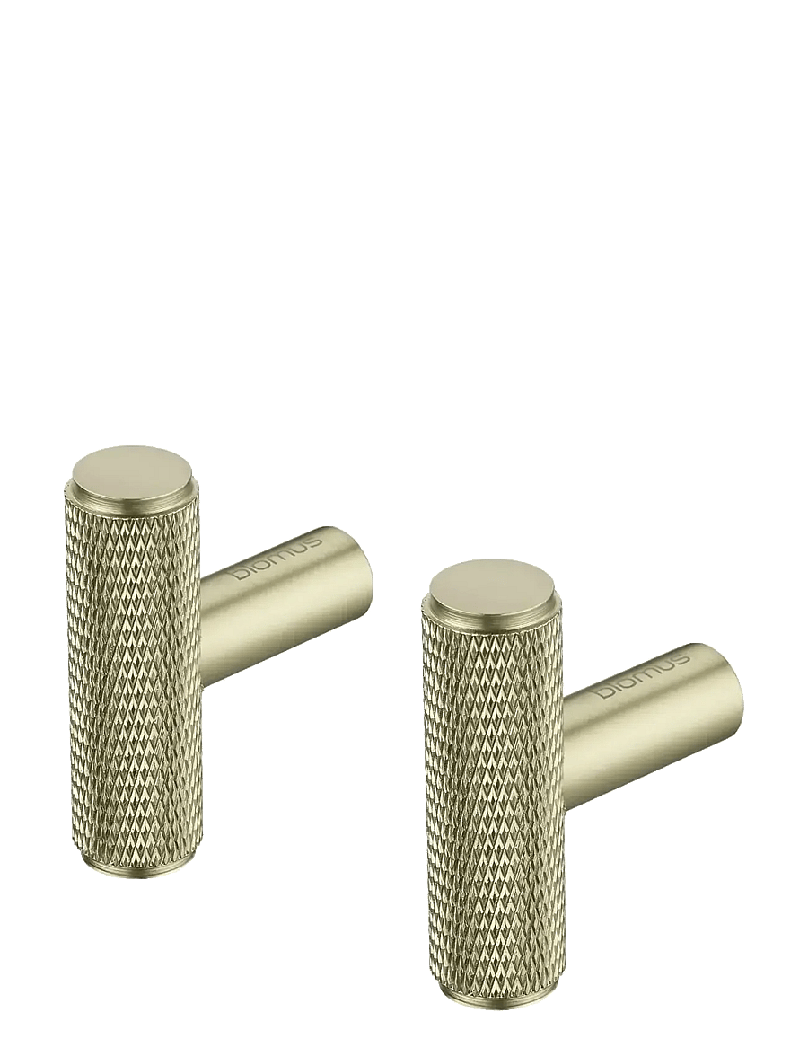 Blomus - Set 2 Wall Hooks - Ø 1 cm - ROF - Brass - nupud - brass - 0