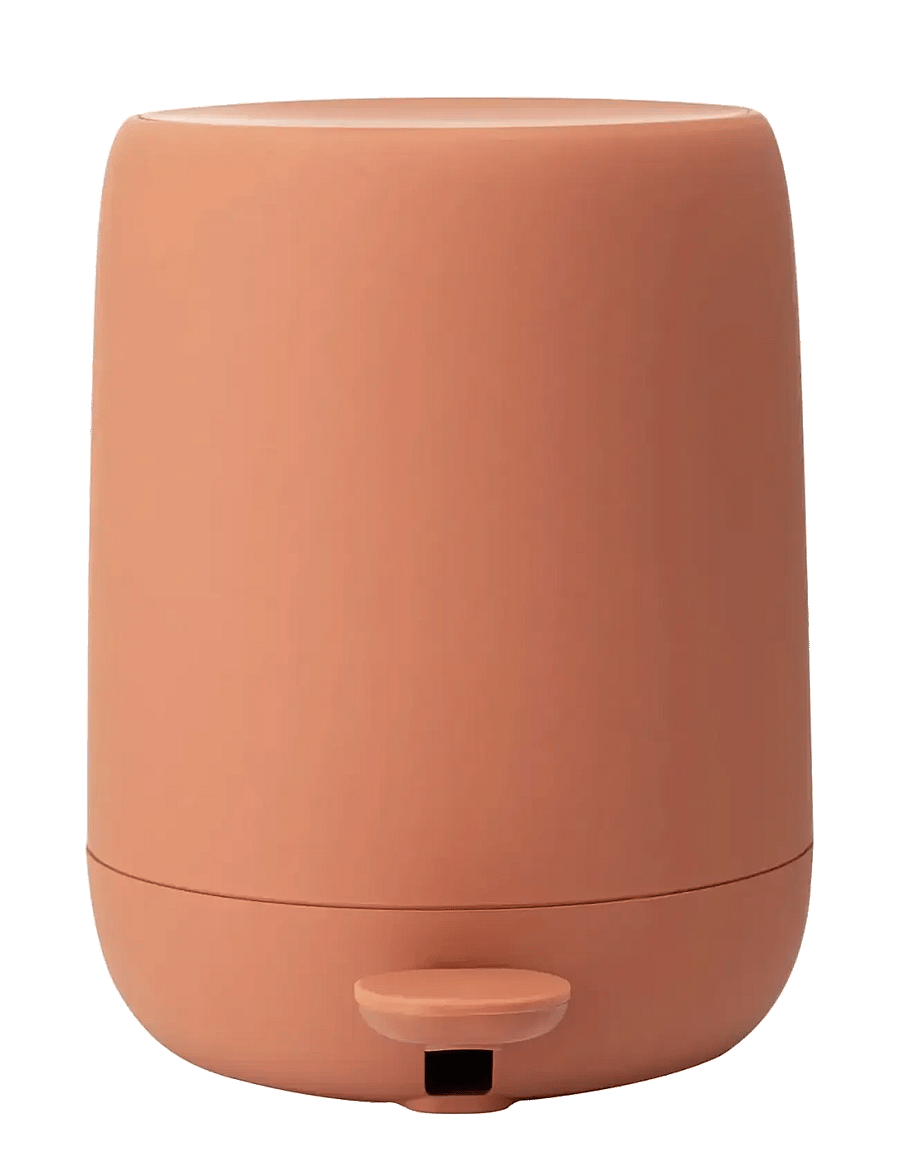 Blomus - Pedal Bin - Ø 20 cm, 3 L - SONO - Amber Brown - papierkörbe - amber brown - 0