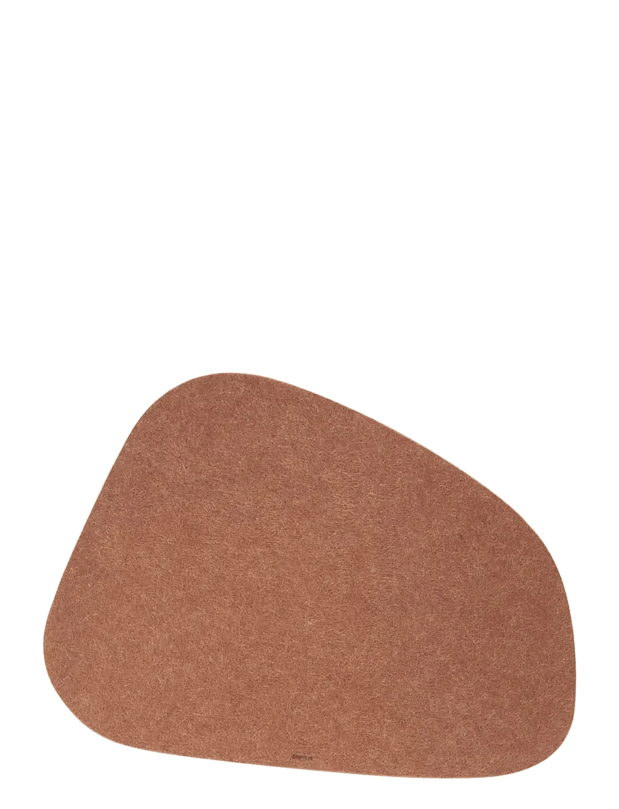 Blomus - Felt Placemat - 48,5 x 35 cm - LAGONA - Rustic Brown - taldrikualused - rustic brown - 1