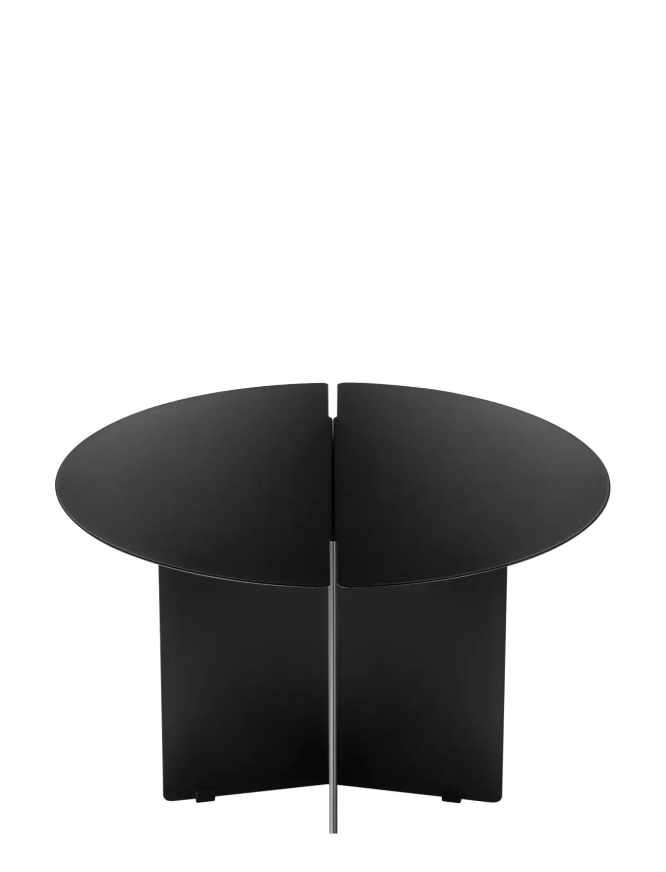Blomus Side Table M 40 Cm, Ø 50 Cm Oru Black, Sidebord og lille bord, Sort, Str: L 50CM