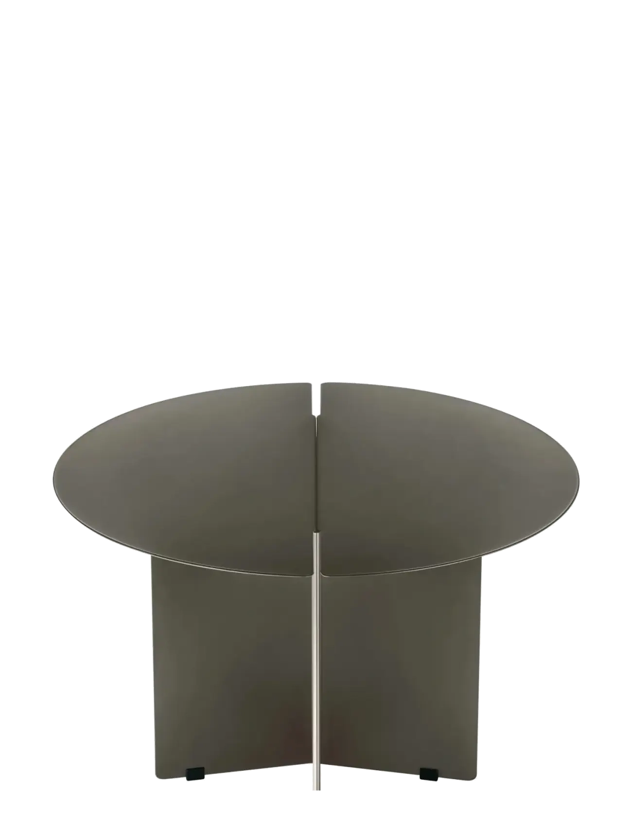 Blomus Side Table M 40 Cm, Ø 50 Cm Oru Burned Metal, Sidebord og lille bord, Brun, Str: L 50CM
