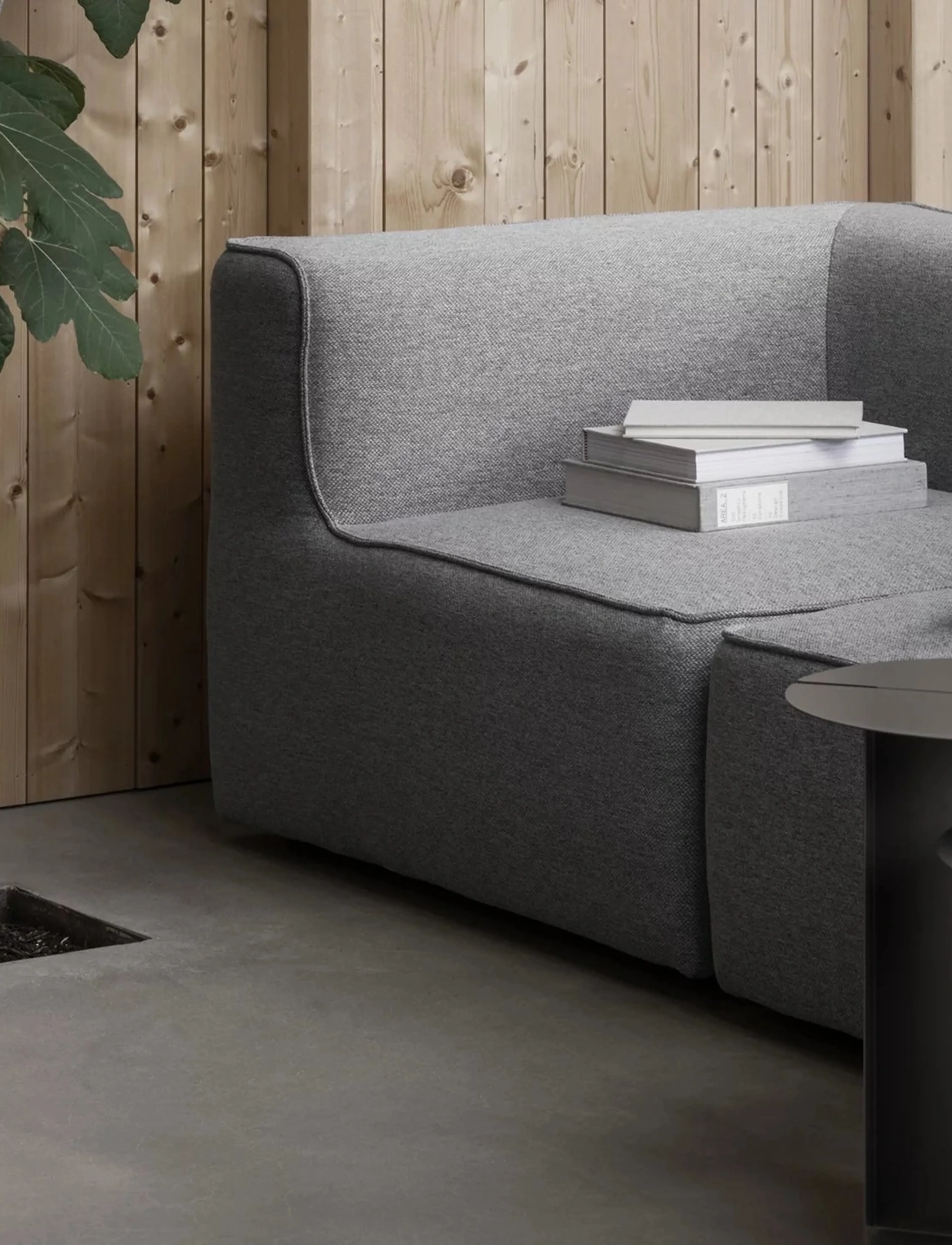 Blomus Side Table M 40 Cm, Ø 50 Cm Oru Burned Metal, L cm, Tables, Braun - Tables & Small Homeware