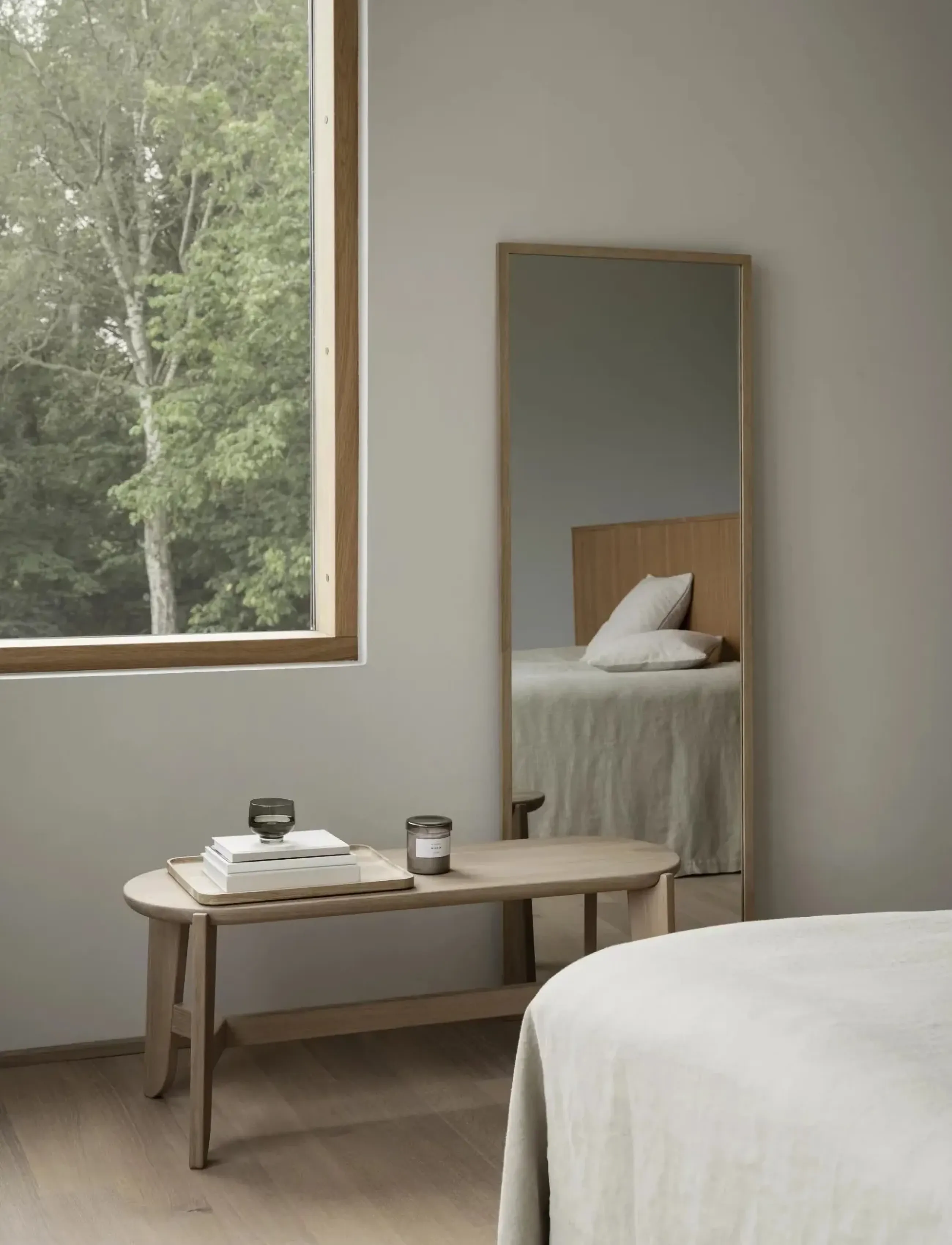 Blomus Wall Mirror - 170 X 60 cm - Miro - Oak, 170X 60 cm, Dekorativt Tilbehør-Detaljer > Vægdekoration, Unisex