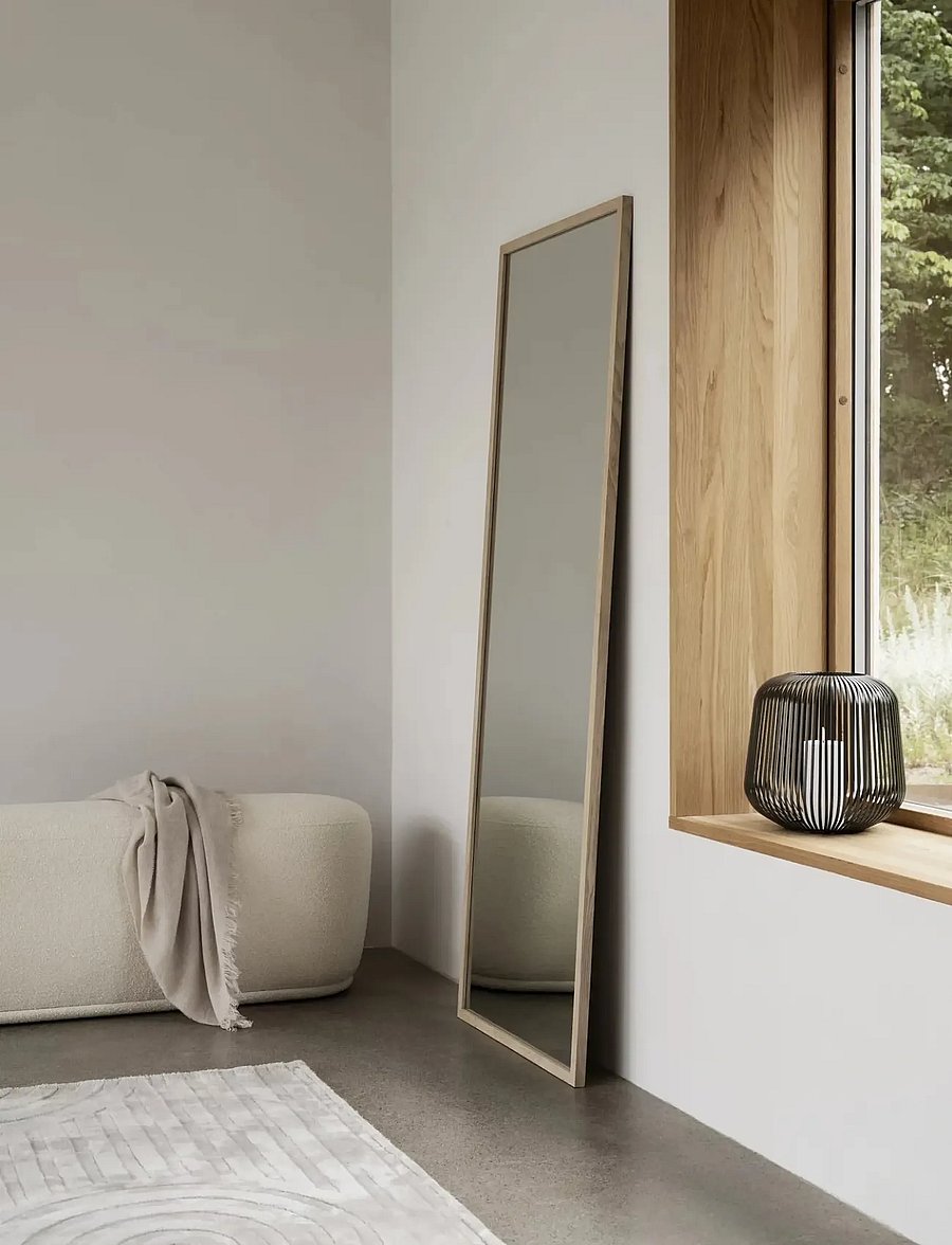 Blomus - Wall mirror - 170 x 60 cm - MIRO - Oak - seinakaunistused - oak - 3