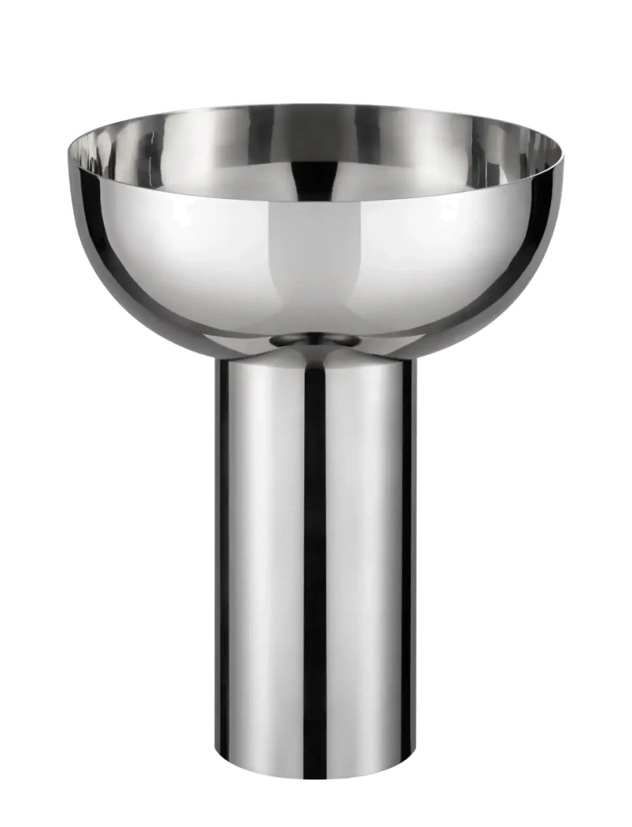 Blomus Vase 21 Cm, Ø 17 Cm Miyabi Polished, Vase, Grå, Str: L 17CM