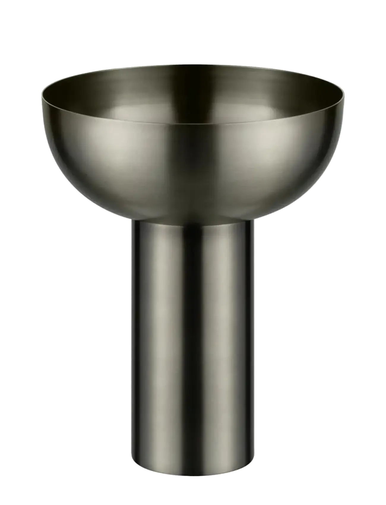 Blomus Vase - 21 cm, Ø 17 cm - MIYABI - Burned Metal, metallic finish - Interior - BURNED METAL, METALLIC FINISH / grey