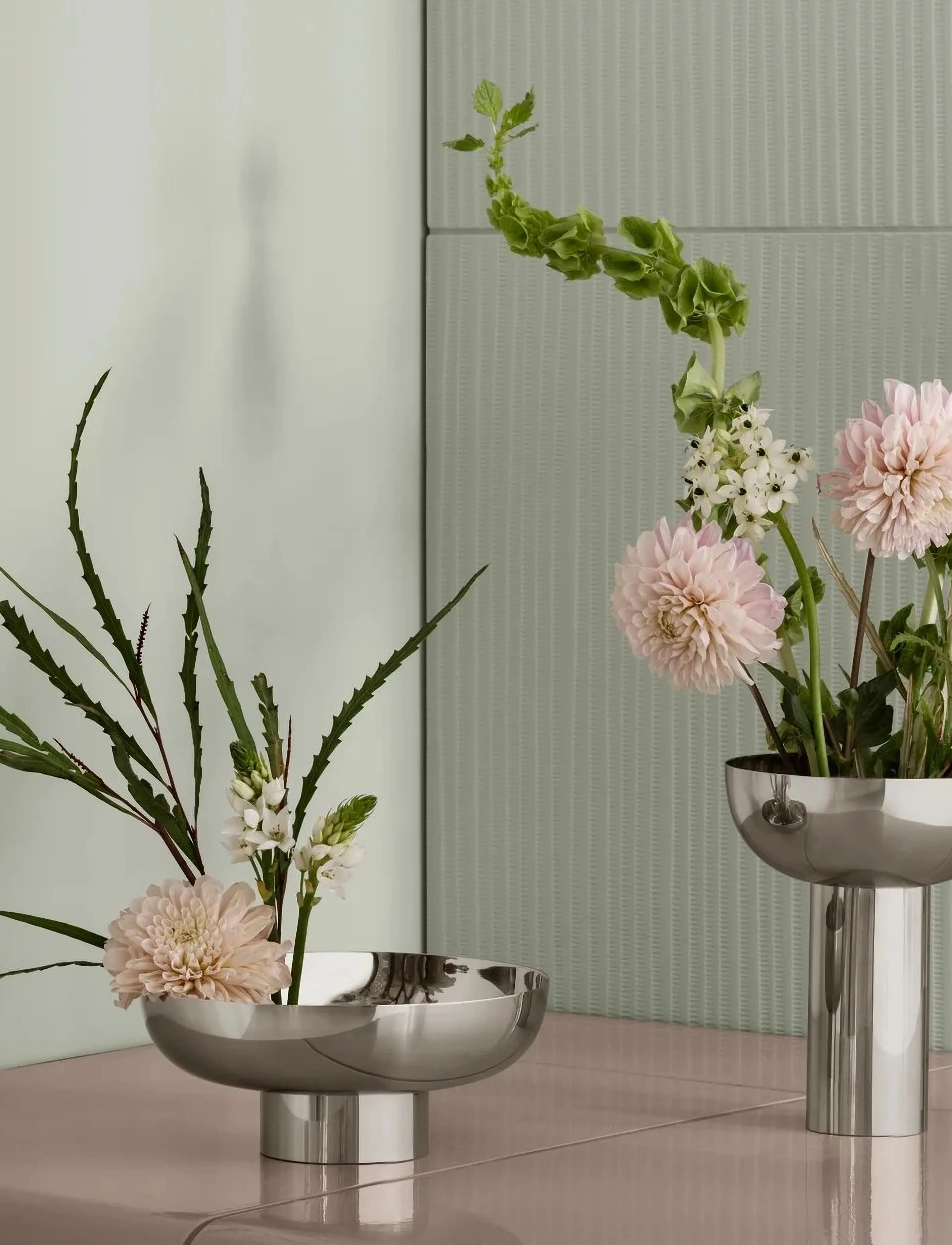 Blomus - Vase - 10 cm, Ø 23 cm - MIYABI - Silver - vaser - silver - 3