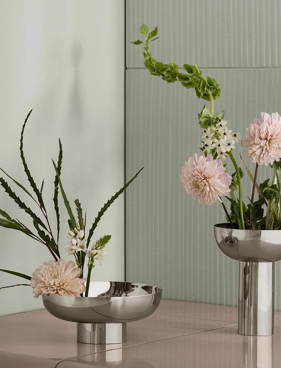Blomus - Vase - 10 cm, Ø 23 cm - MIYABI - Silver - vaasid - silver - 3