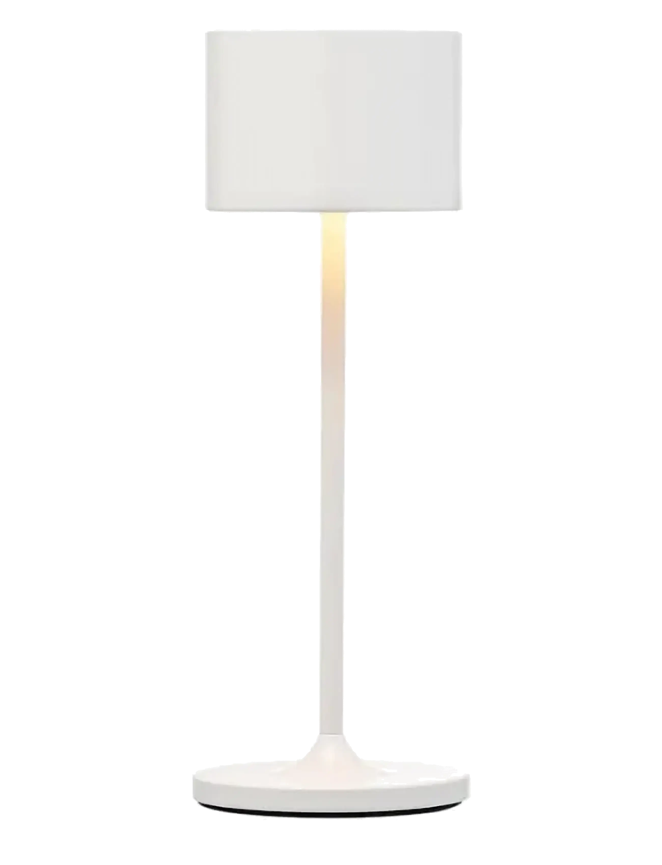 Blomus Mobile Led-Lamp 19,5 Cm Farol Mini White, Bordlampe, Hvid, Str: L 7CM