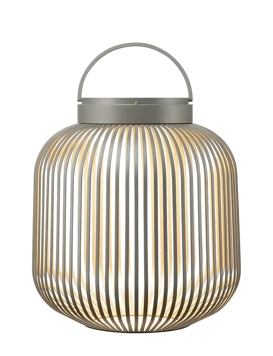 Blomus - Mobile LED Lamp M - 30,5 cm, Ø 27,5 cm - LITO LED - Granite Gray - laternad - granite gray - 1
