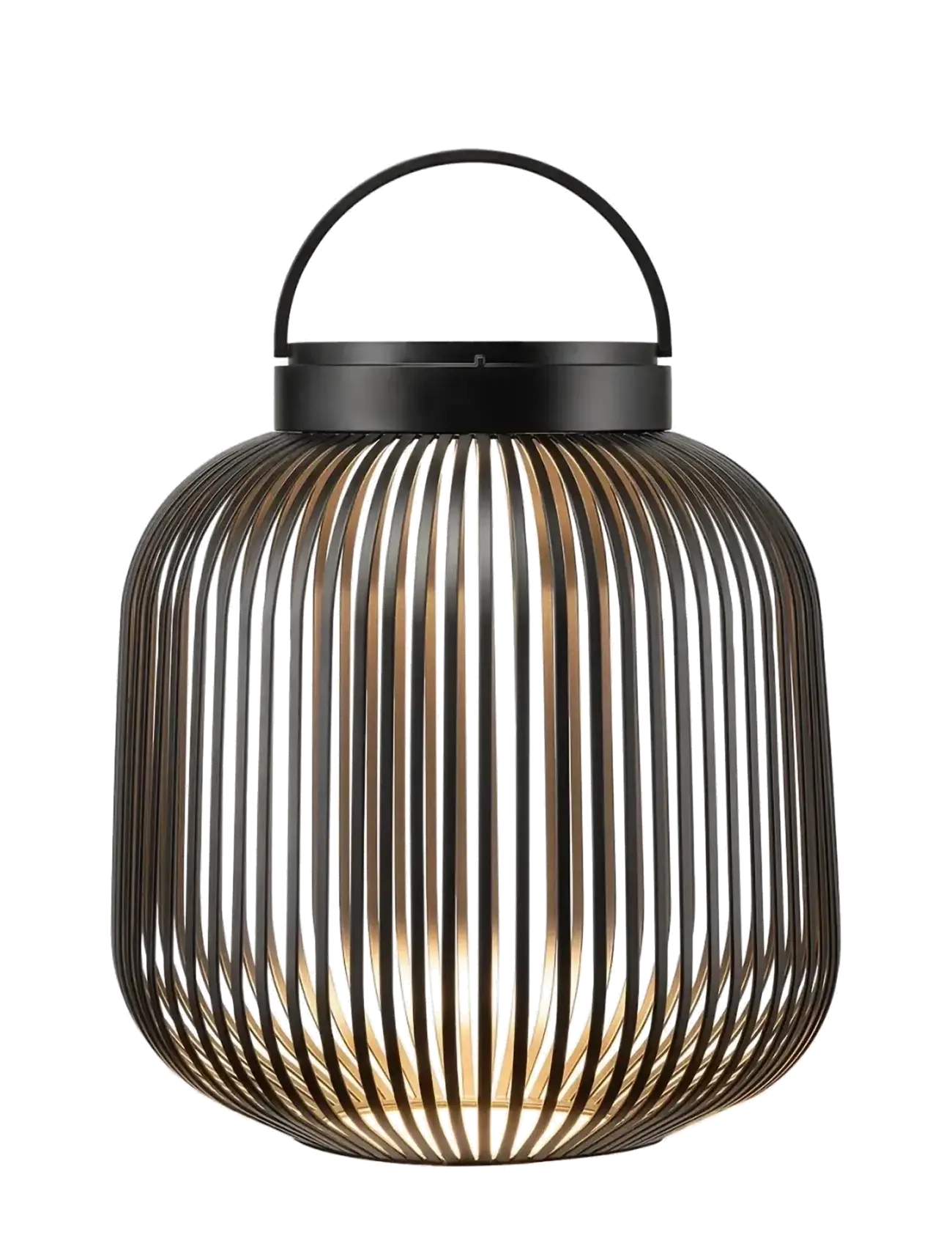 Blomus Mobile Led Lamp M 30,5 Cm, Ø 27,5 Cm Lito Led Black, Lanterne, Brun, Str: L 30.5CM