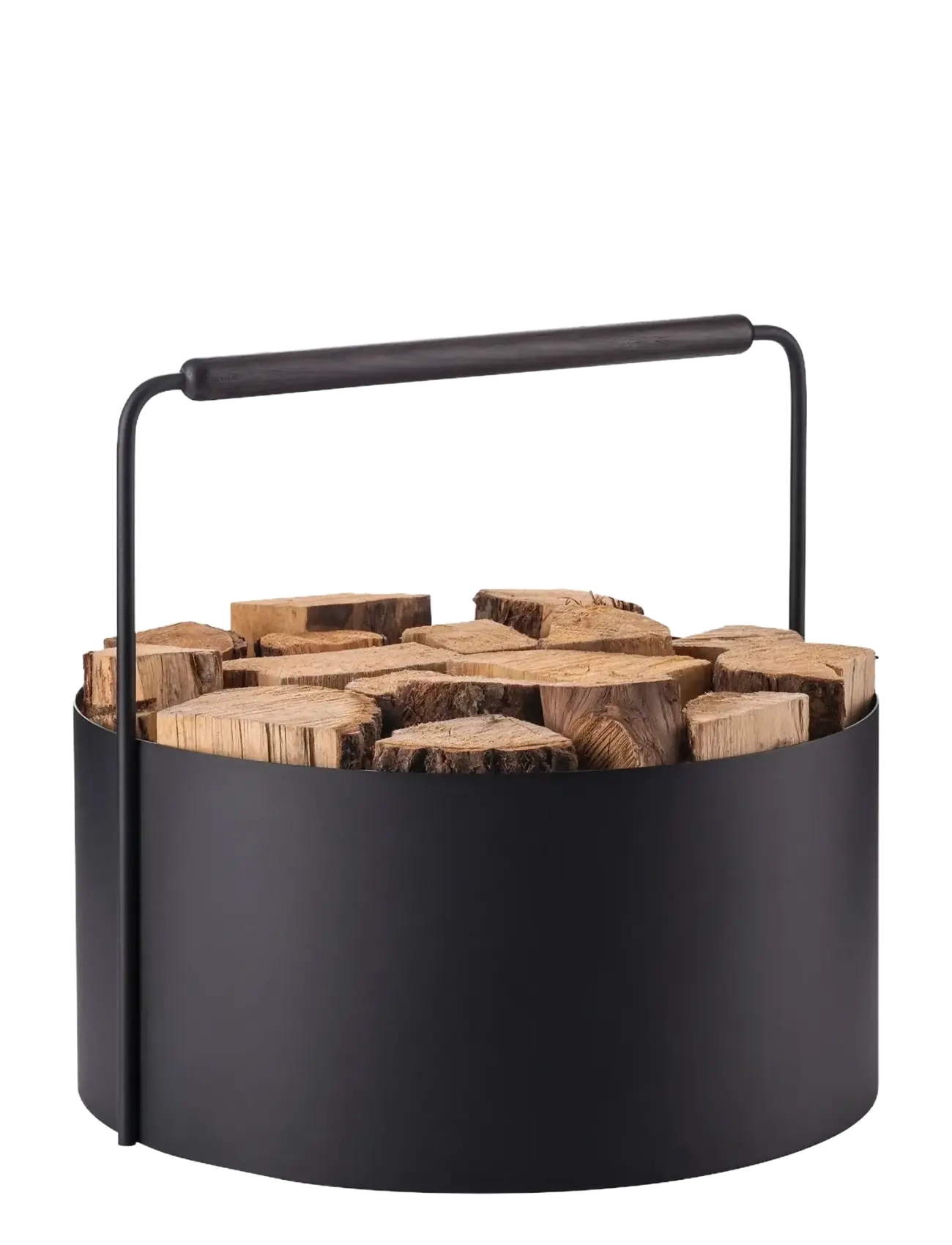 Blomus - Firewood Basket - 42 cm, Ø 45 cm - ASHI - Black - black - 1