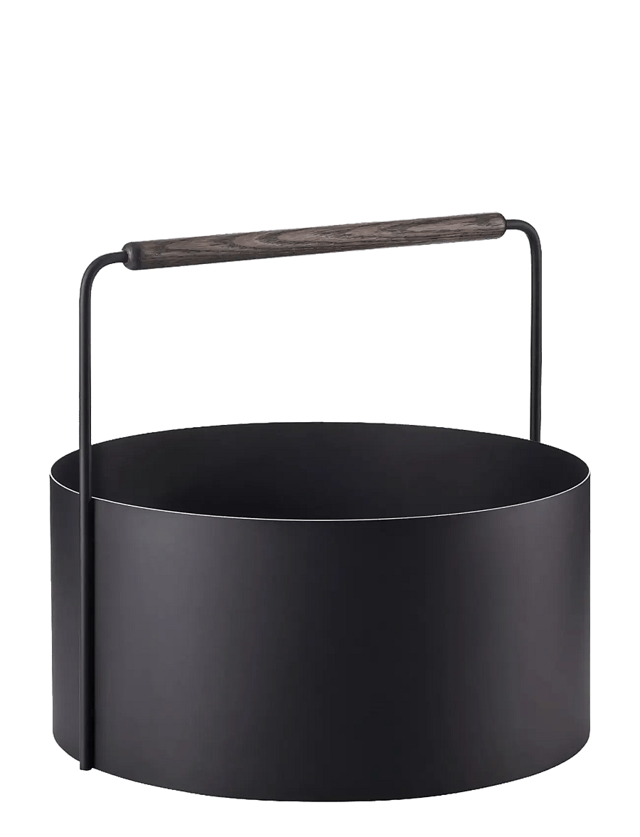 Blomus - Firewood Basket - 42 cm, Ø 45 cm - ASHI - Brown - gartenzubehör - brown - 1