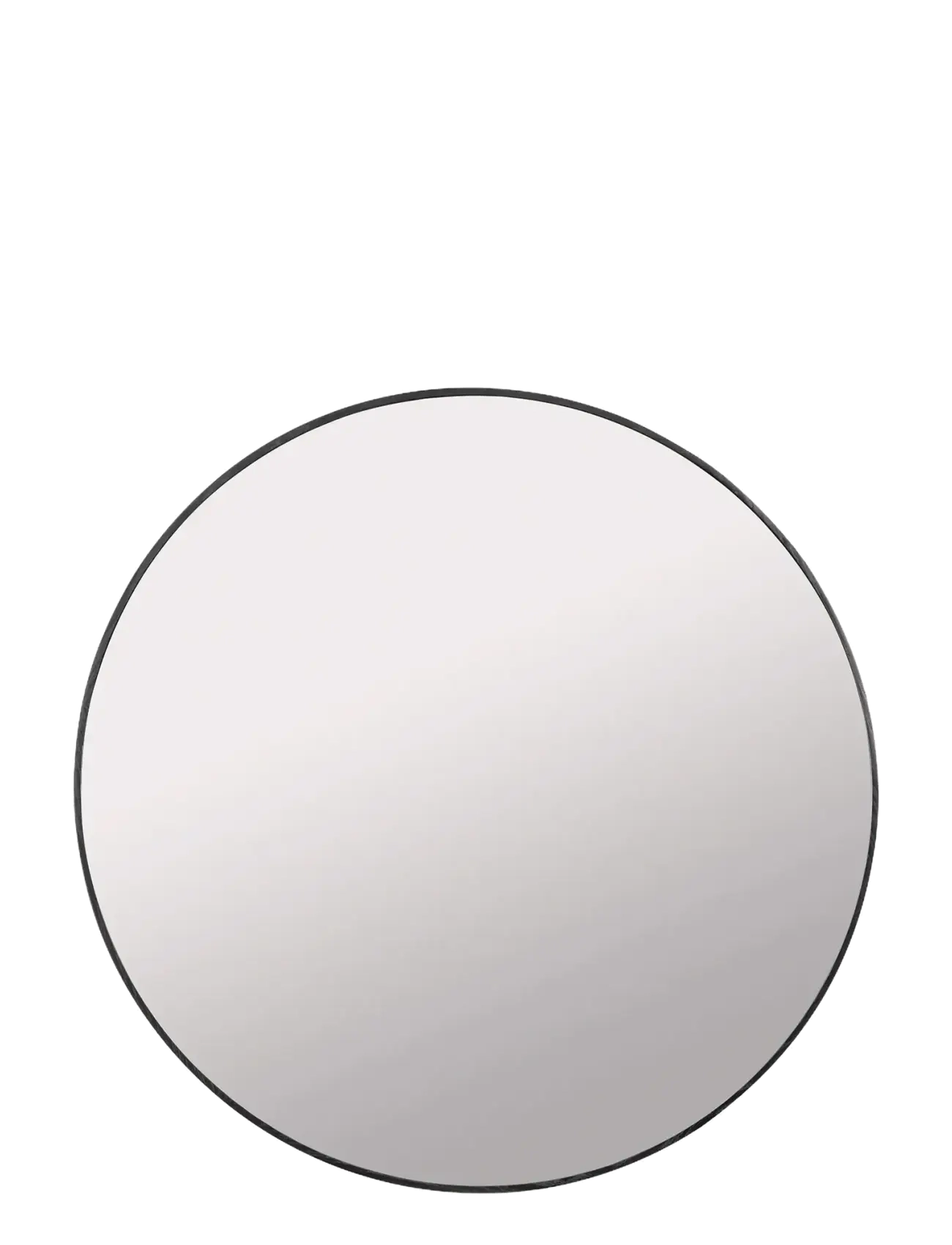 Blomus Wall Mirror, Round Ø 110 Cm Miro Black, Rundt spejl, Sort, Str: Ø 110CM