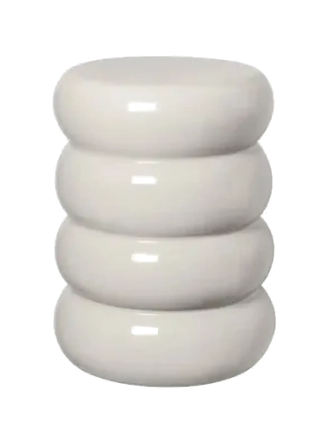 Blomus Ceramic Stool, Round Ø 34 Cm Toru Lily White, L cm, Chairs & Stools, Creme - Stools Benches, Homeware