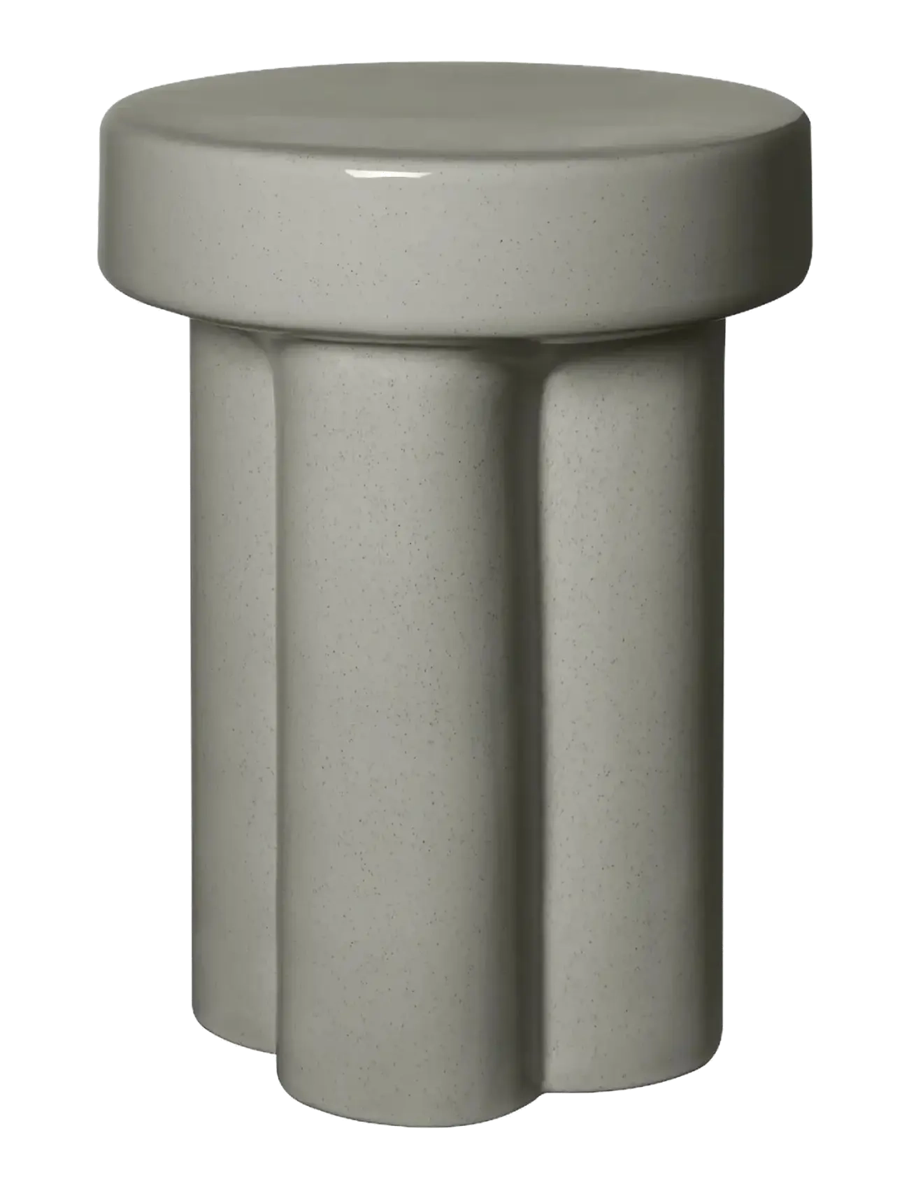 Blomus Ceramic Stool - Ø 33 cm - TORU - Elephant Skin - Furniture - ELEPHANT SKIN / grey