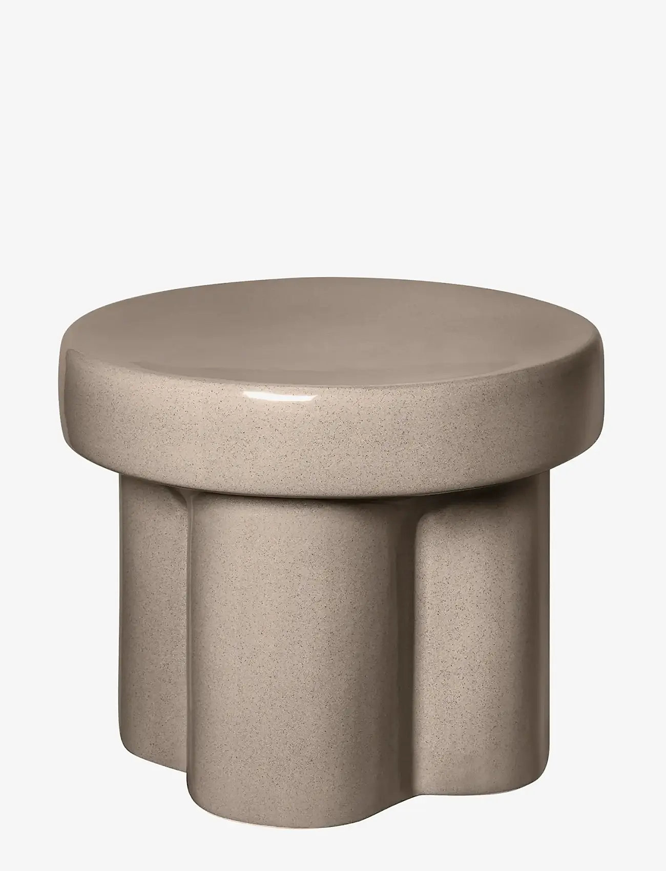 Blomus - Ceramic Stool, low - Ø 40 cm - TORU - Fungi - sideborde og små borde - fungi - 0