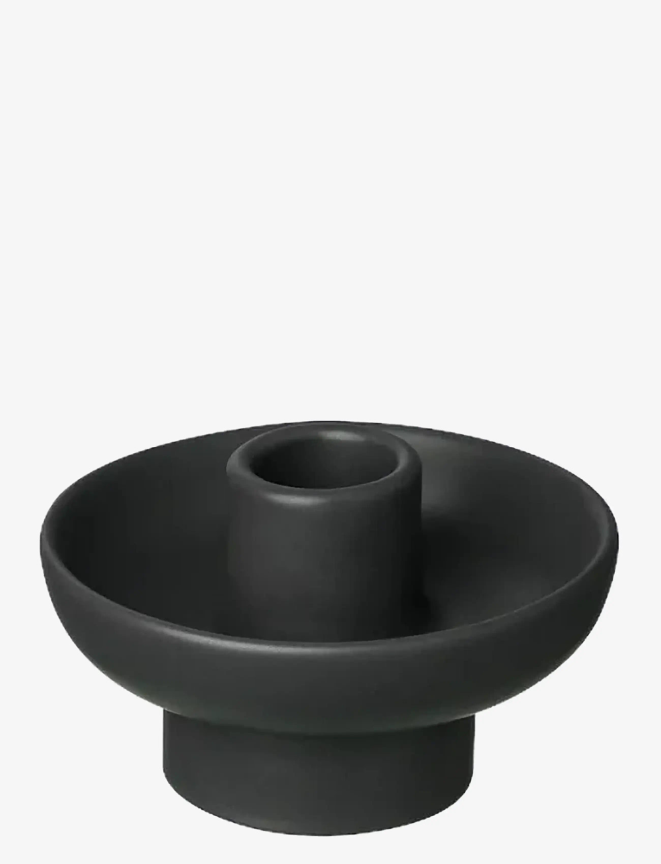 Blomus - Candle Holder - Ø 9 cm - VELA - Black - lysestager - black - 0