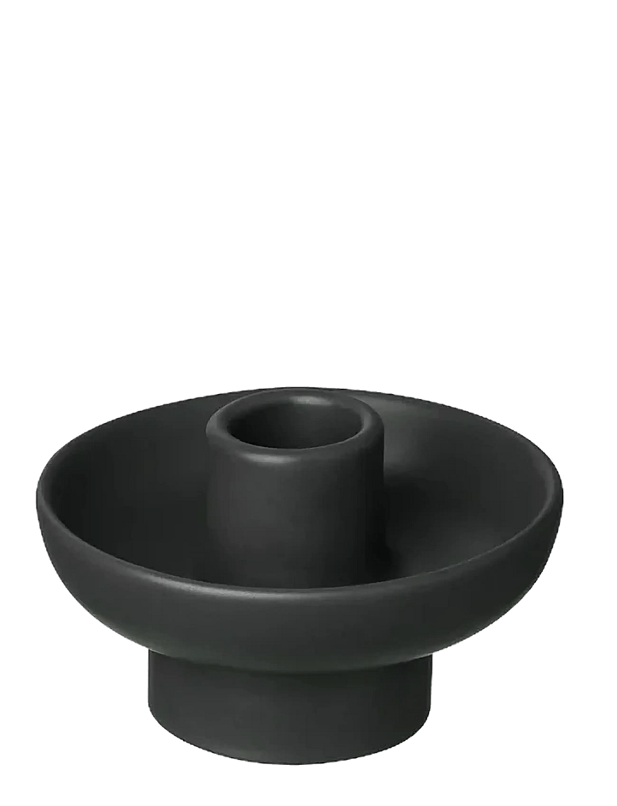 Blomus - Candle Holder - Ø 9 cm - VELA - Black - kerzenständer - black - 0