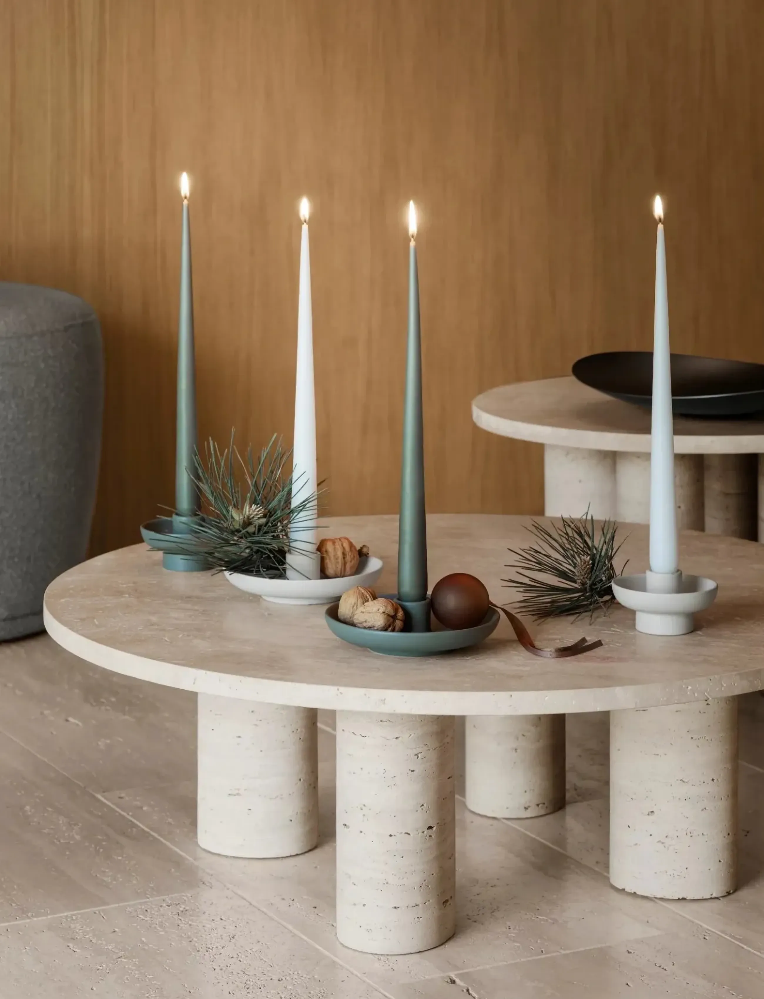 Blomus Candle Holder - Ø 9 cm - Vela - Agave Green, Ø 9 cm, Green, Candle & Tealight Holders > Candle Holders, Unisex