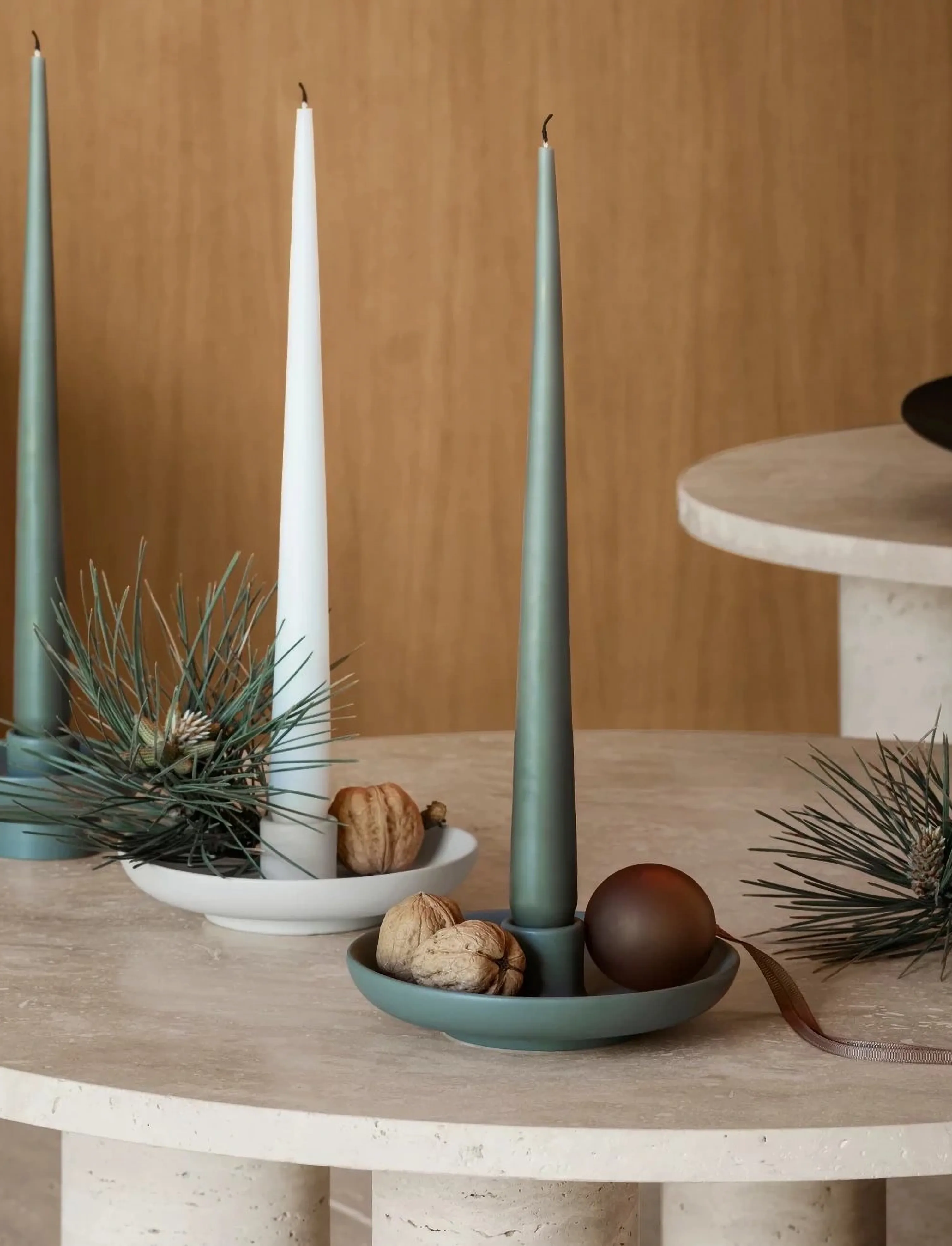 Blomus - Candle Holder - Ø 9 cm - VELA - Agave Green - lysestager - agave green - 2