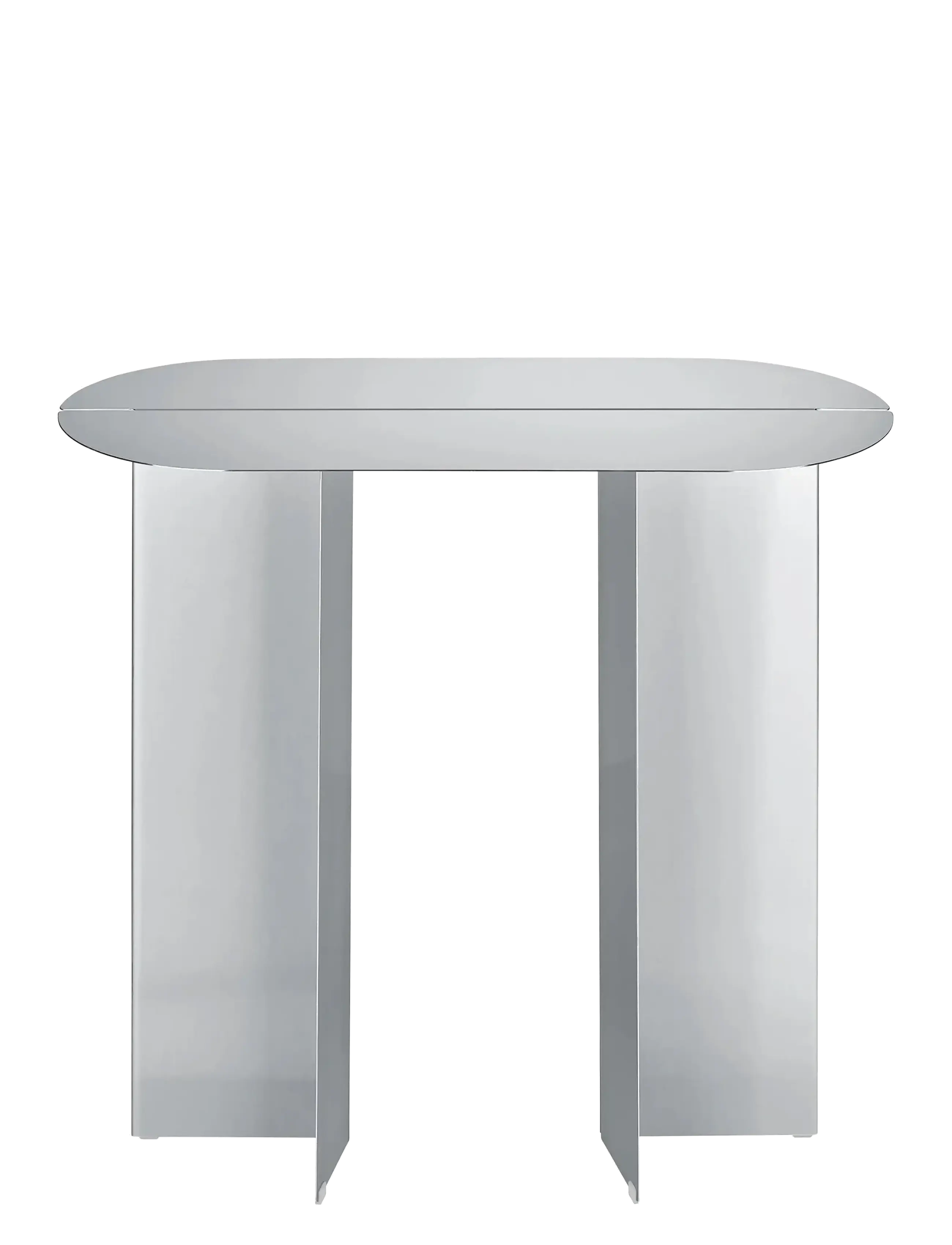 Blomus Console Table 75 X 80 X 35 Cm Oru Matt, Sidebord og lille bord, Sølv, Str: L 80CM