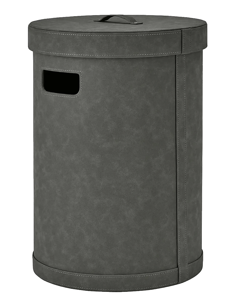 Blomus - Laundry Basket M - 51 cm, Ø 35 cm, 50 L - SAHLA - Pewter - wäschekörbe - pewter - 1