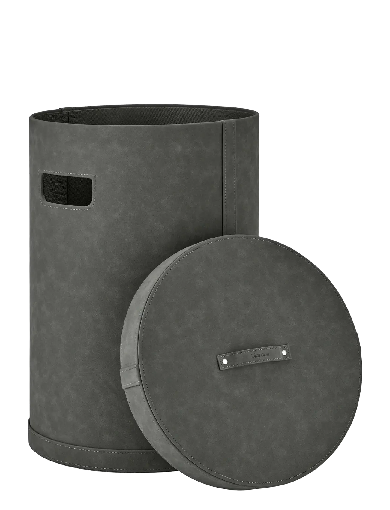 Blomus - Laundry Basket M - 51 cm, Ø 35 cm, 50 L - SAHLA - Pewter - tvättkorgar - pewter - 2