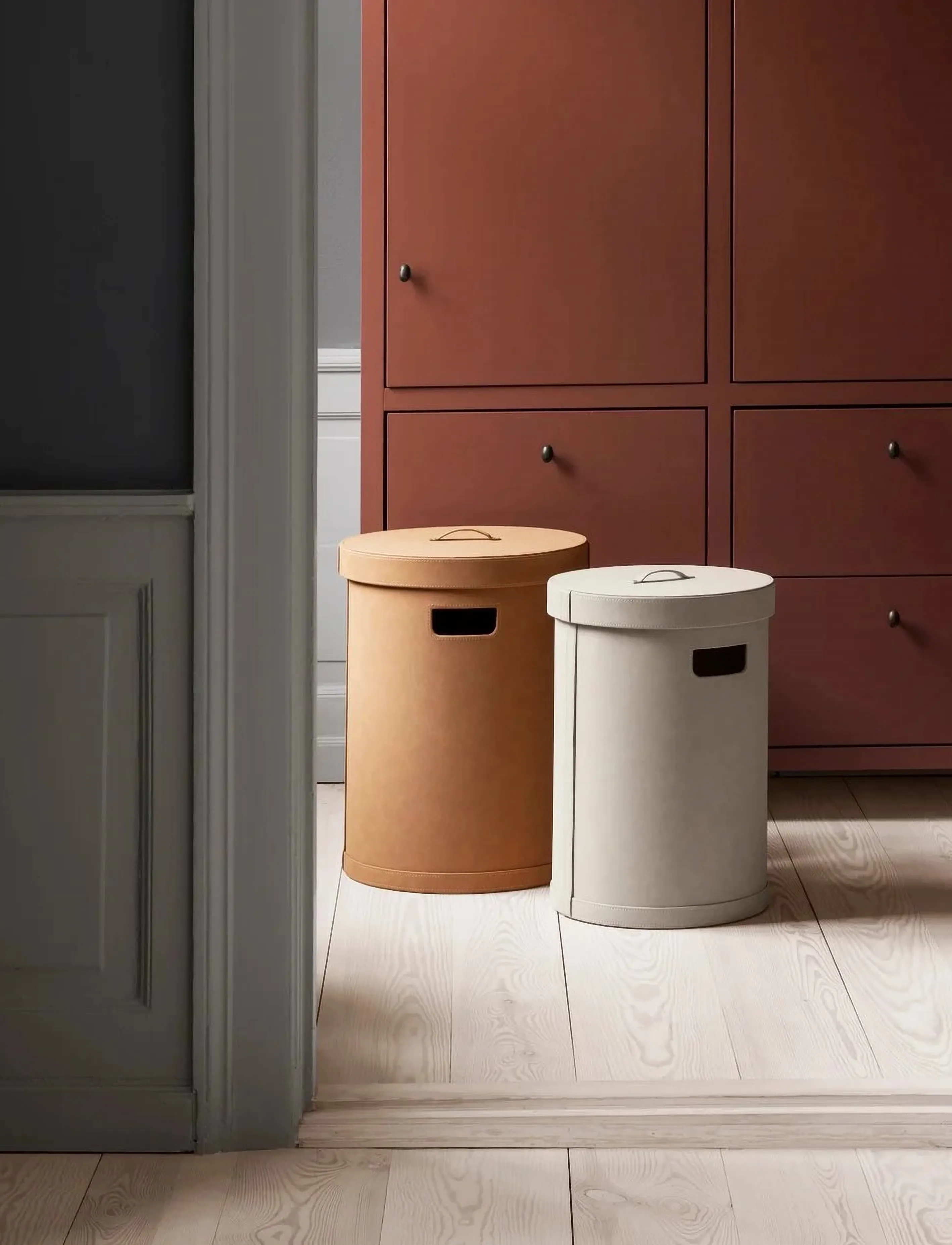 Blomus Laundry Basket L 54 Cm, Ø 40 67,5 Sahla Nomad, cm, Storage, Beige - Baskets, Homeware