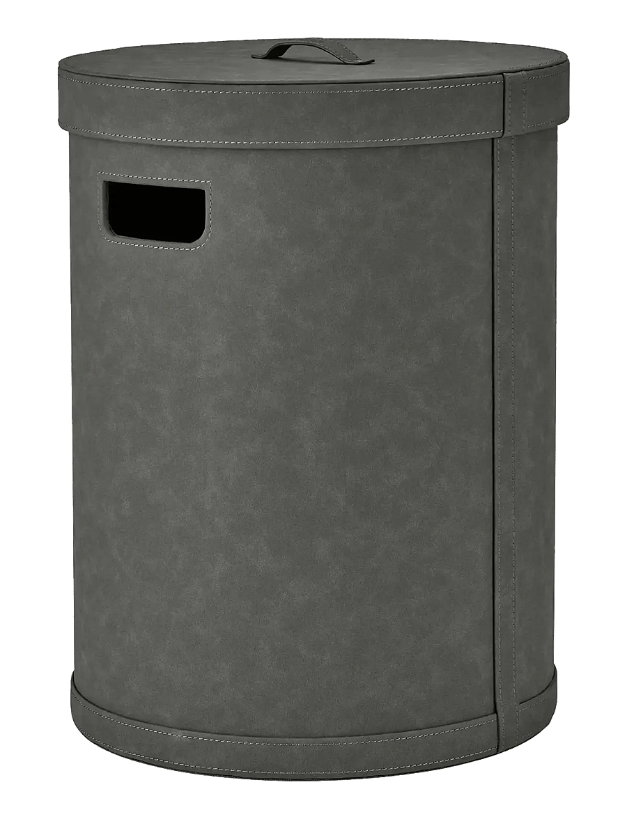 Blomus - Laundry Basket L - 54 cm, Ø 40 cm, 67,5 L - SAHLA - Pewter - wäschekörbe - pewter - 1