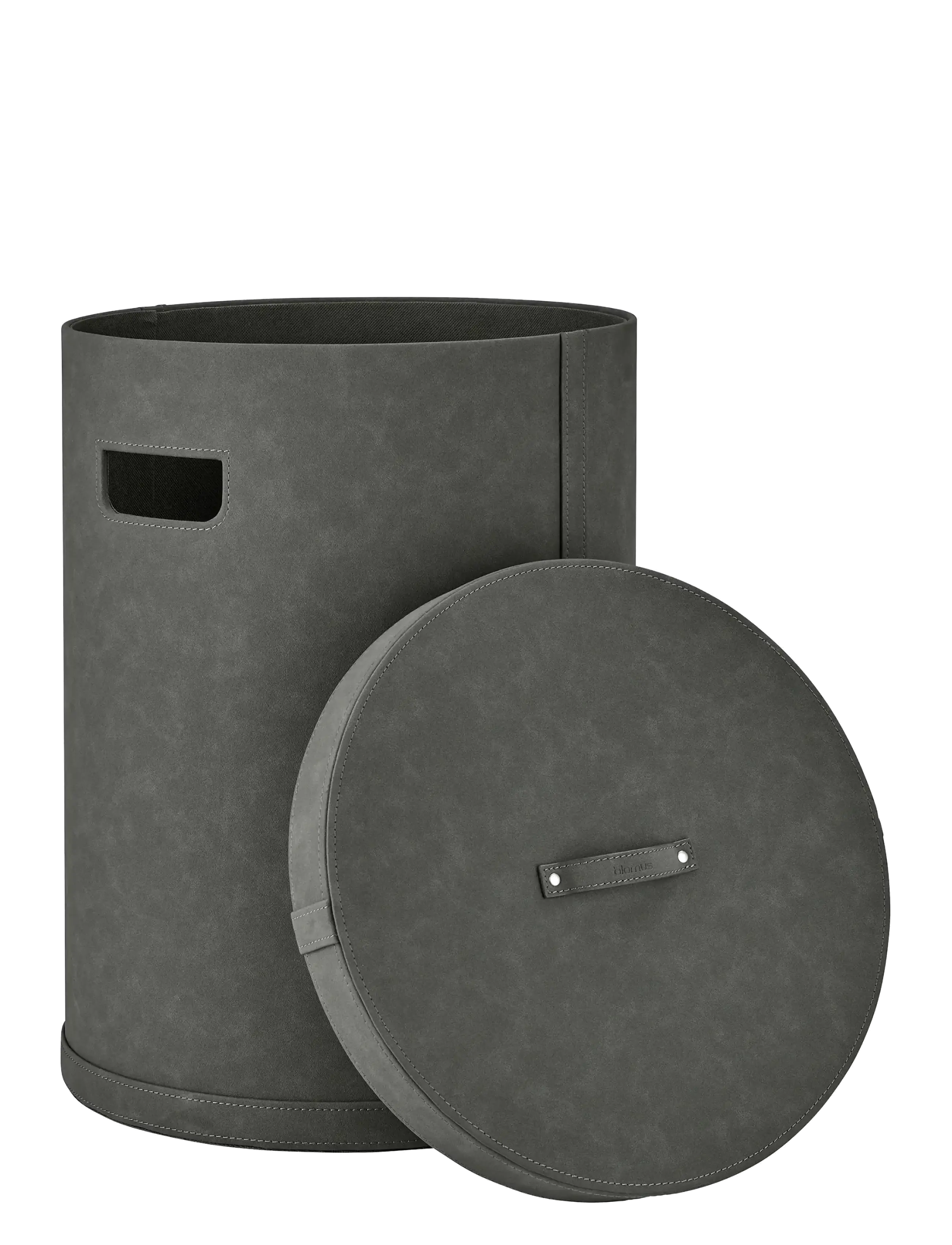 Blomus - Laundry Basket L - 54 cm, Ø 40 cm, 67,5 L - SAHLA - Pewter - wäschekörbe - pewter - 2