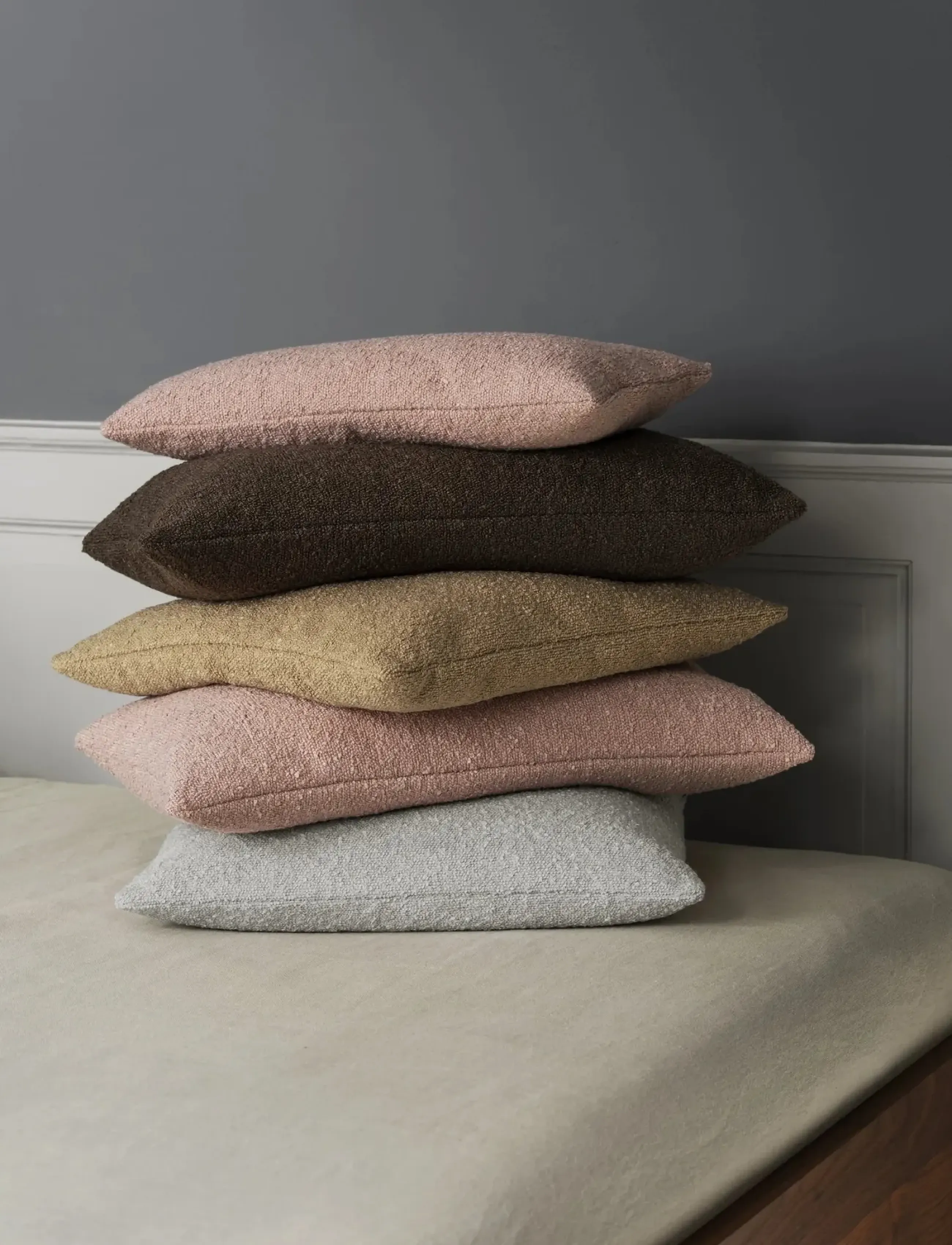 Blomus Cushion Cover 60 X 40 Cm Boucle Misty Rose, 60X cm, Cushions & Blankets, Rosa - Covers, Homeware